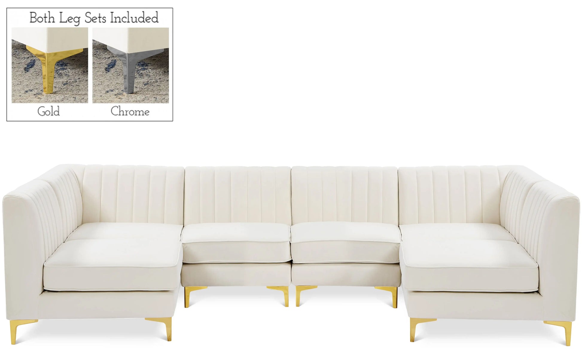 Alina - 6 Piece Modular U-Shaped Sectional - Best Buy Furniture
