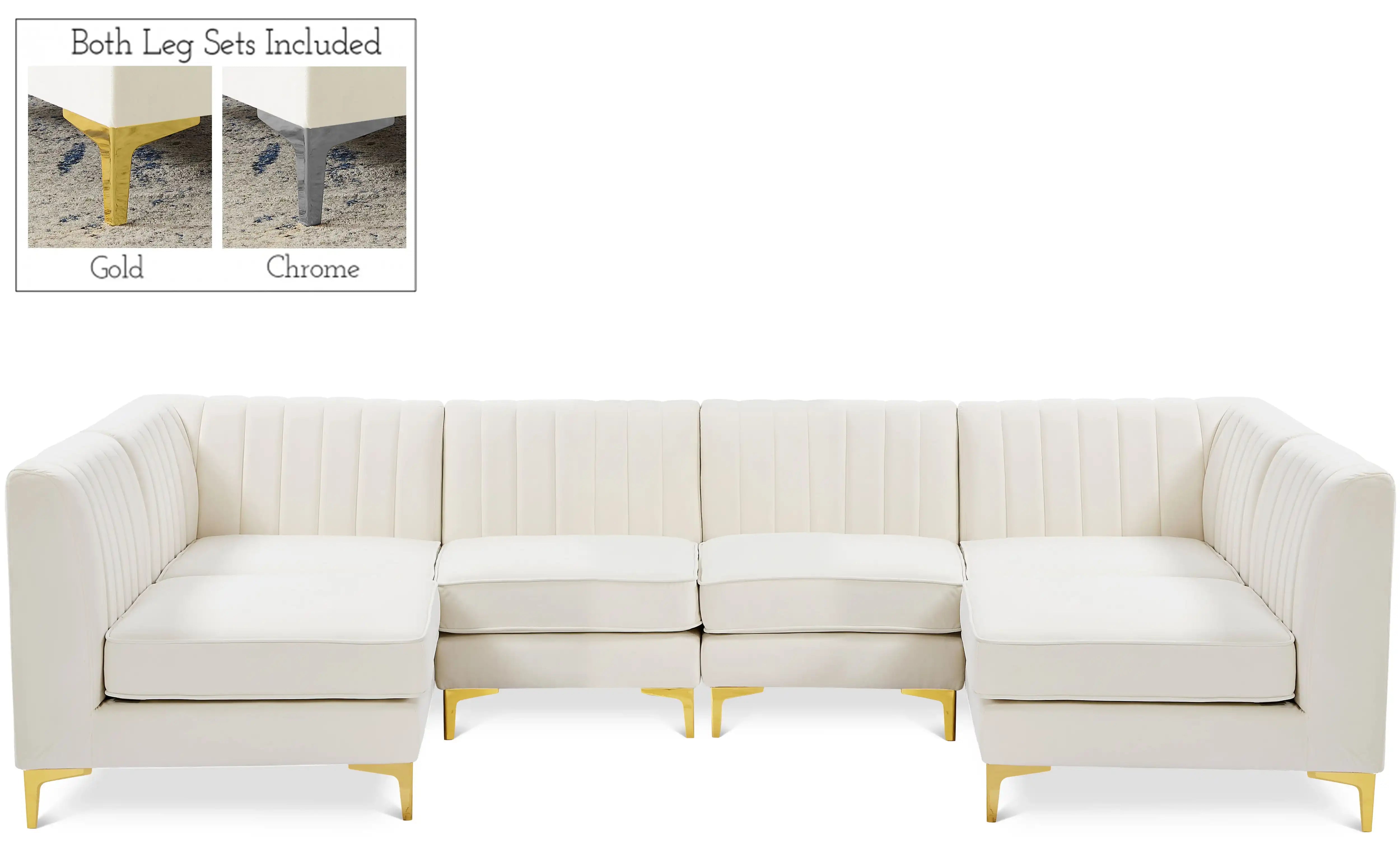 Alina - 6 Piece Modular U-Shaped Sectional - Best Buy Furniture