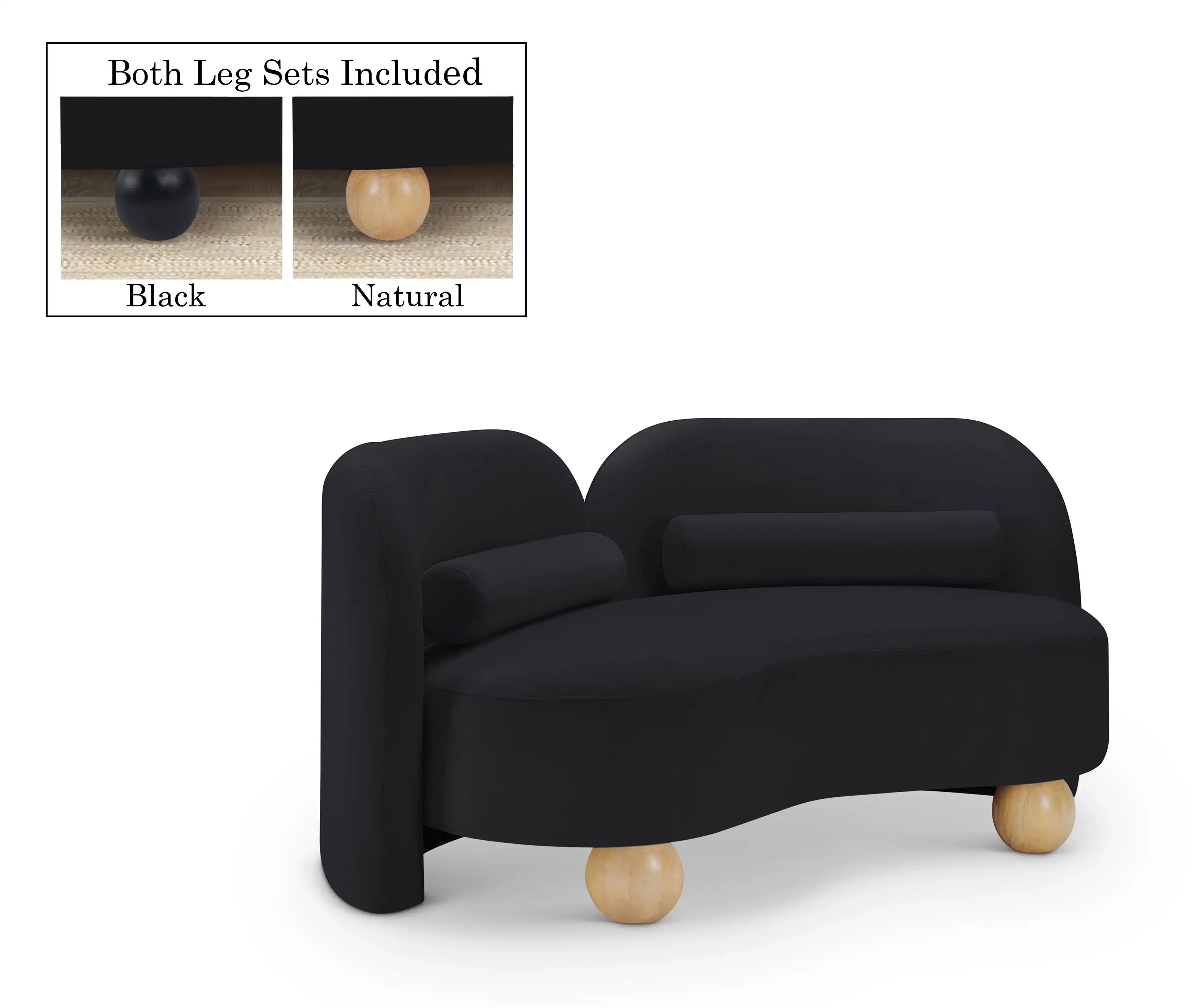 Daphne - Velvet Loveseat - Best Buy Furniture