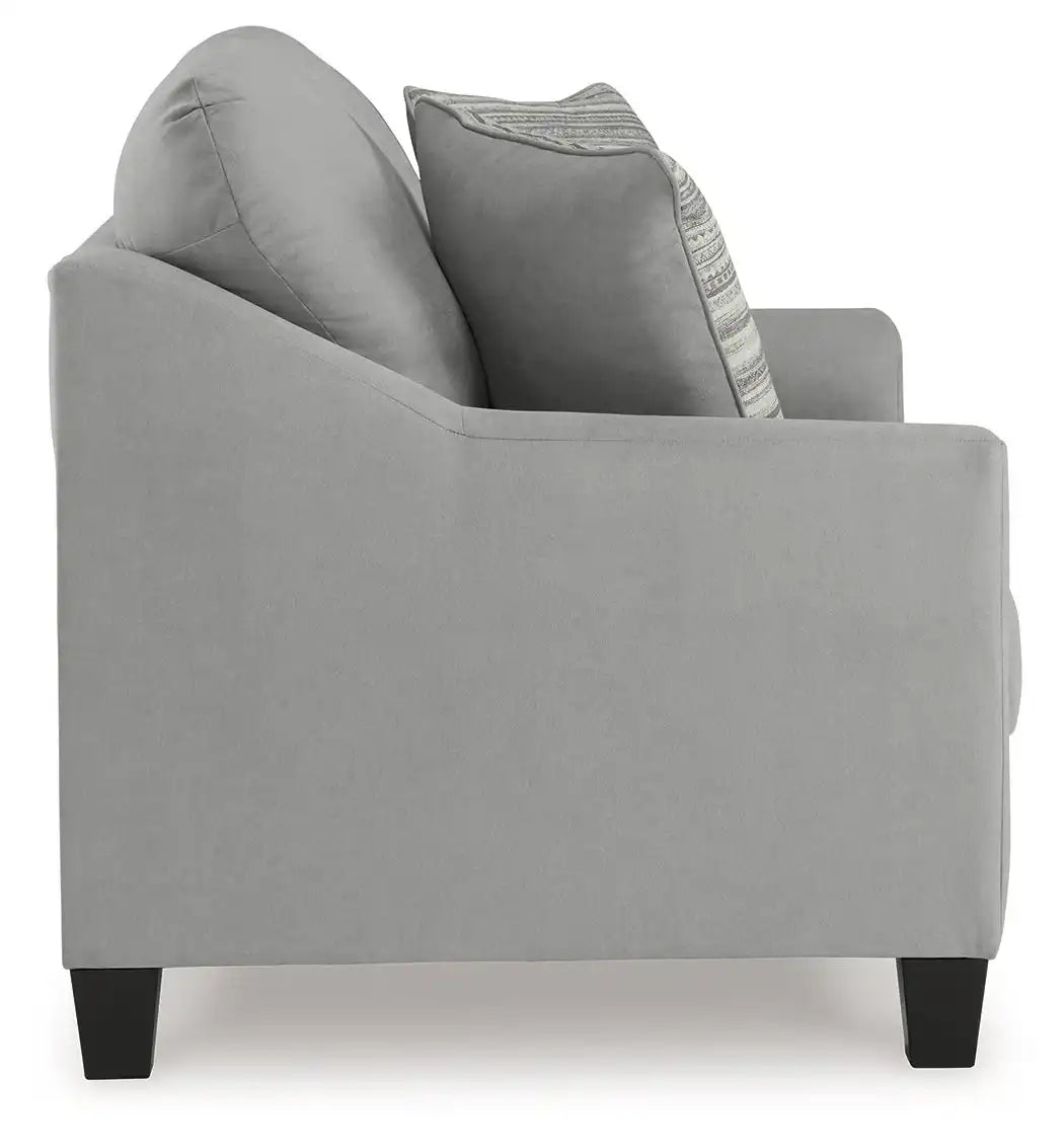 Adlai - Loveseat - Shadow - Best Buy Furniture