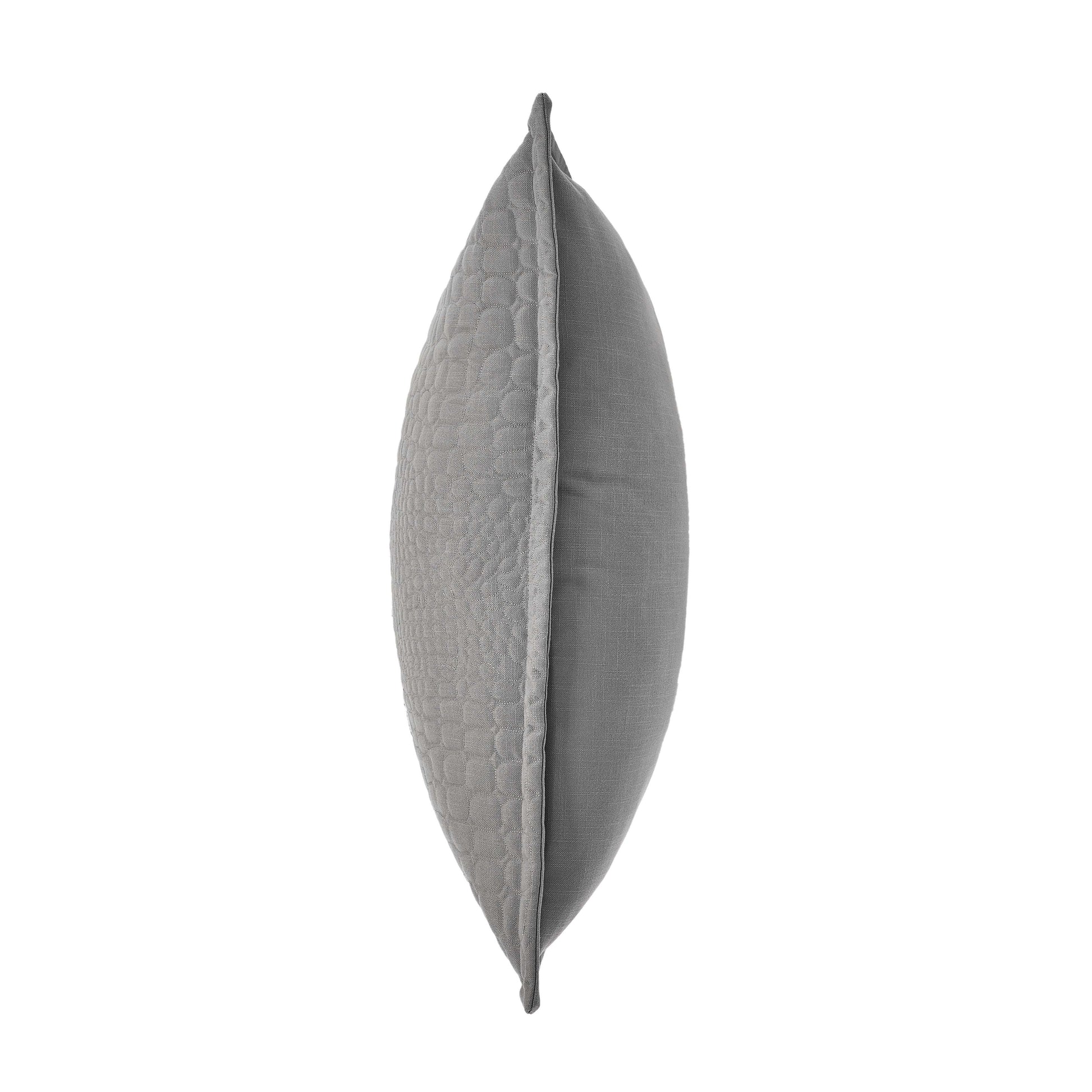Trent - 26" Square Euro Sham - Gray - Best Buy Furniture