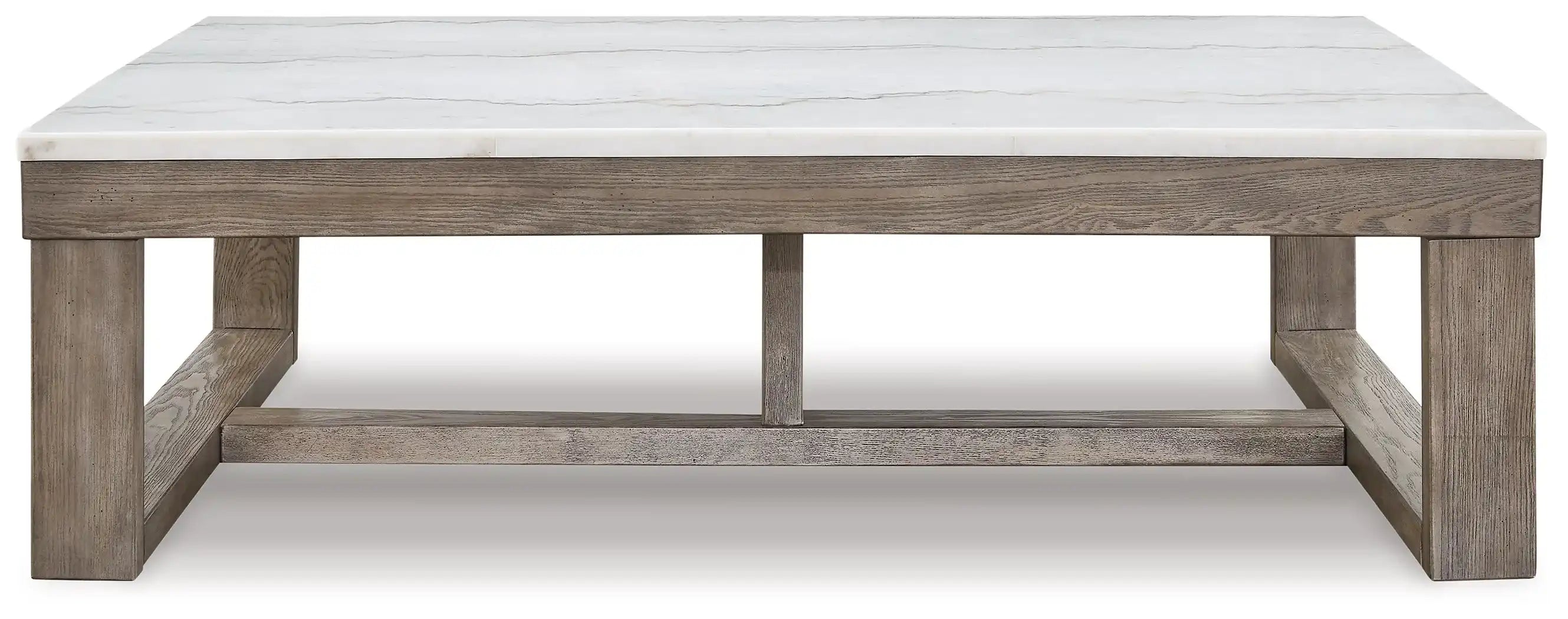 Loyaska - Rectangular Cocktail Table - Brown / Ivory - Best Buy Furniture