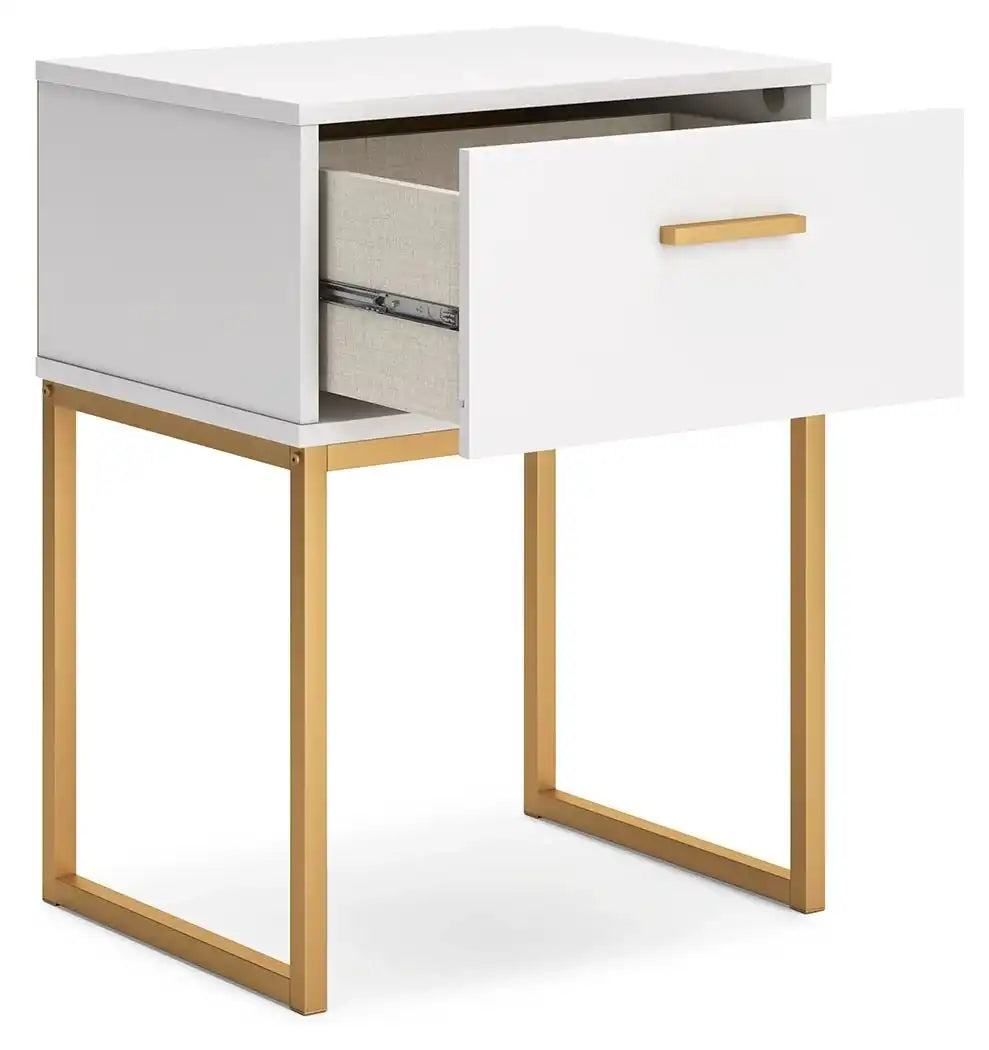 Socalle - One Drawer Night Stand - Best Buy Furniture