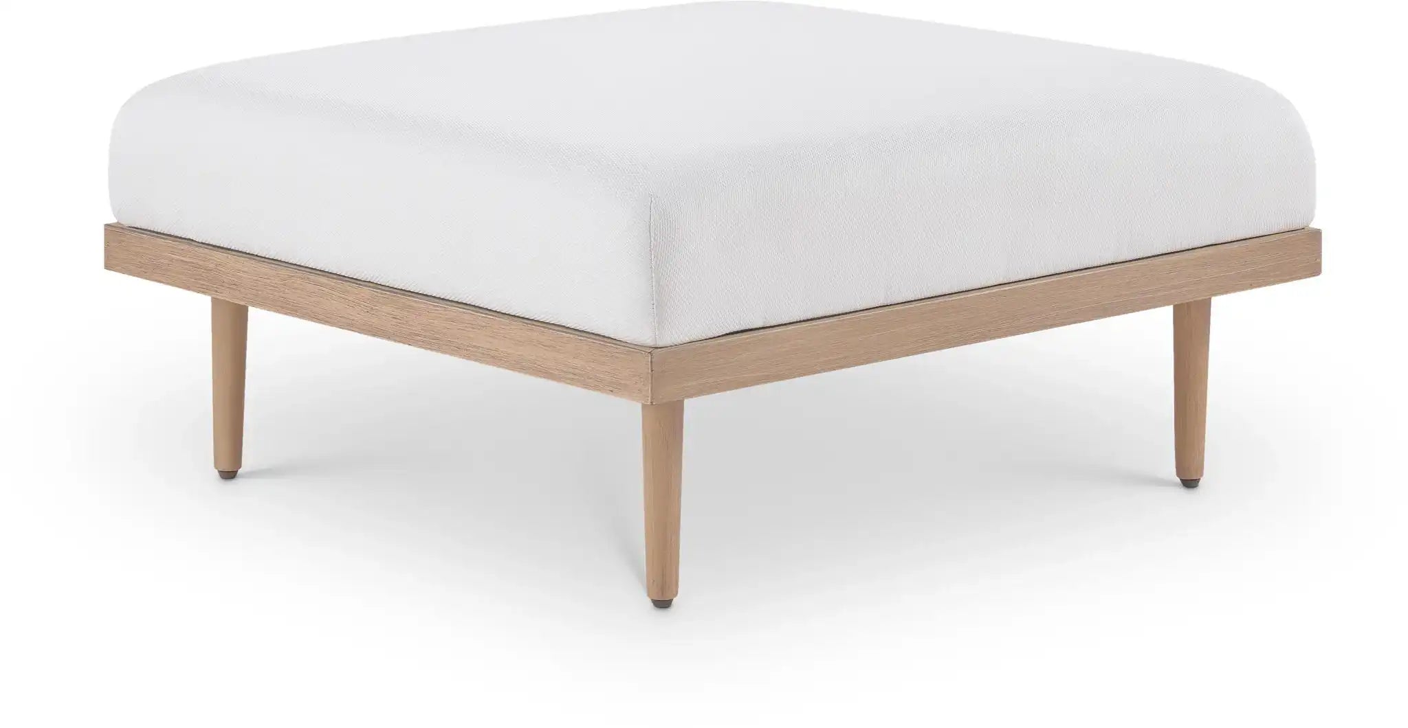 Laguna - Resilient Water Resistant Fabric Upholstered Outdoor Patio Modular Ottoman - Best Buy Furniture