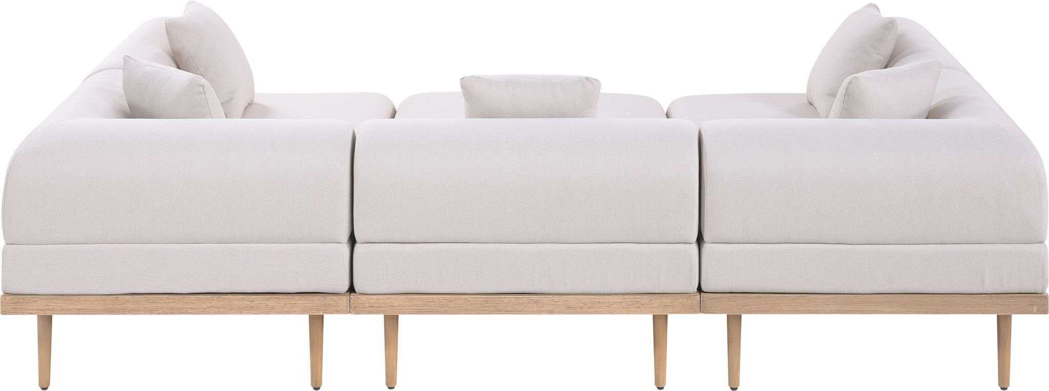Laguna - 6 Piece 142" Outdoor Patio Modular Sectional