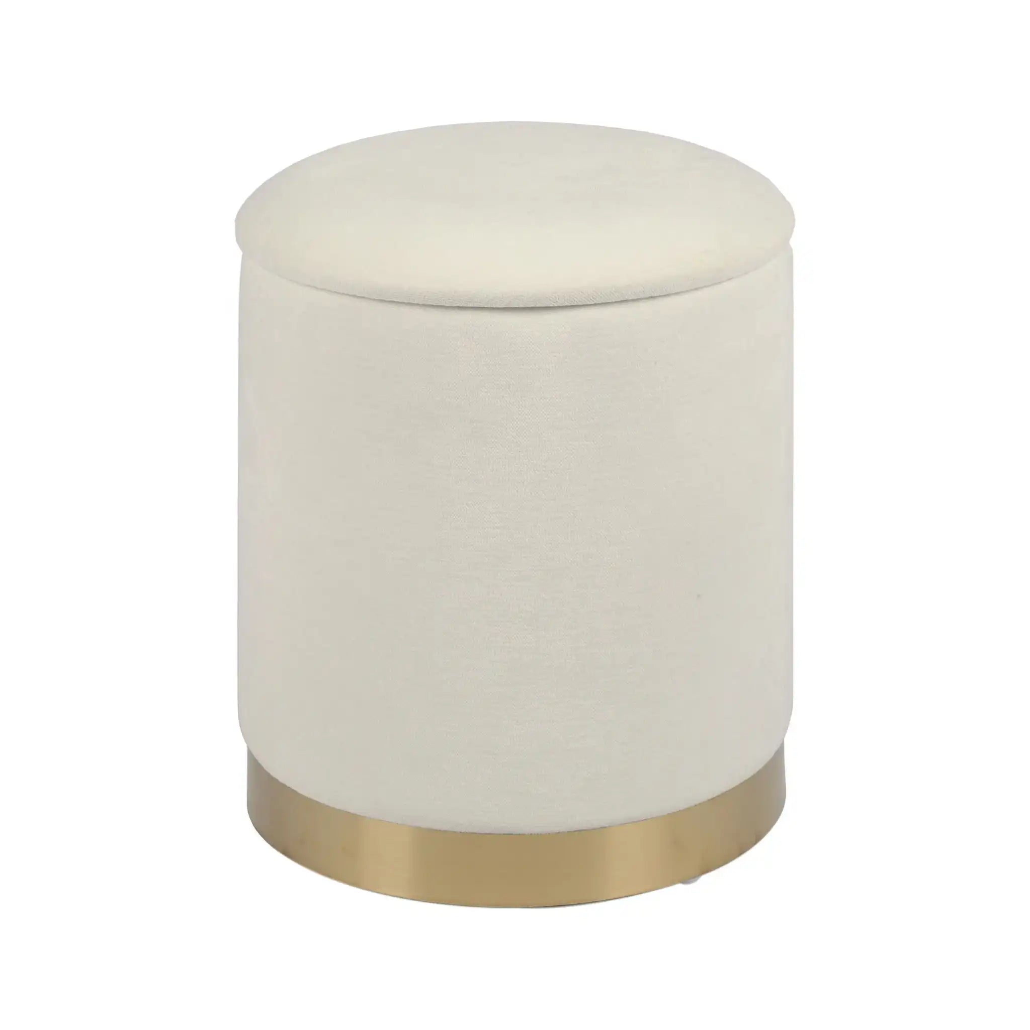 Zoe - Velvet Storage Ottoman