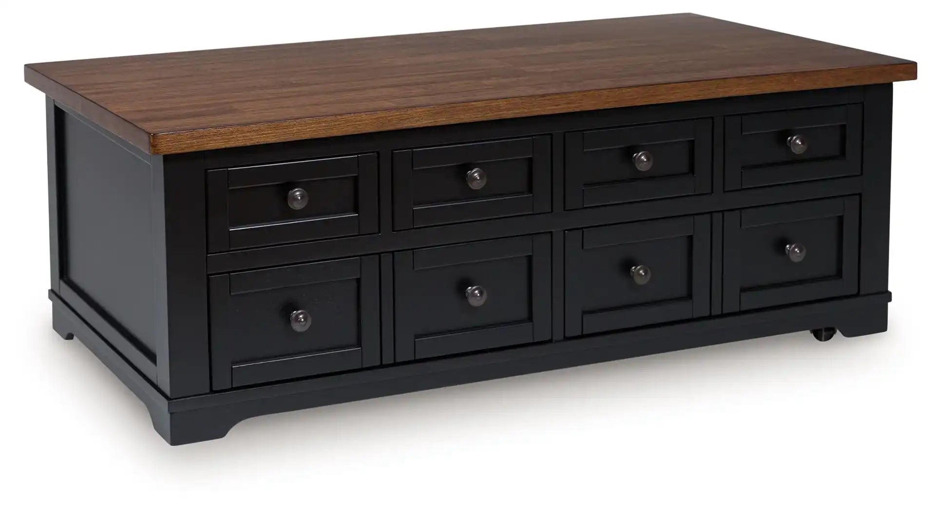 Wildenauer - Lift Top Cocktail Table - Brown / Black - Best Buy Furniture