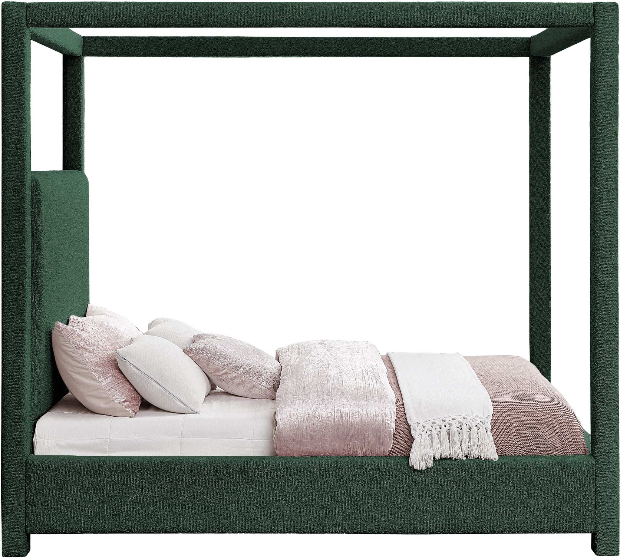 Eden - Boucle Fabric Upholstered Bed