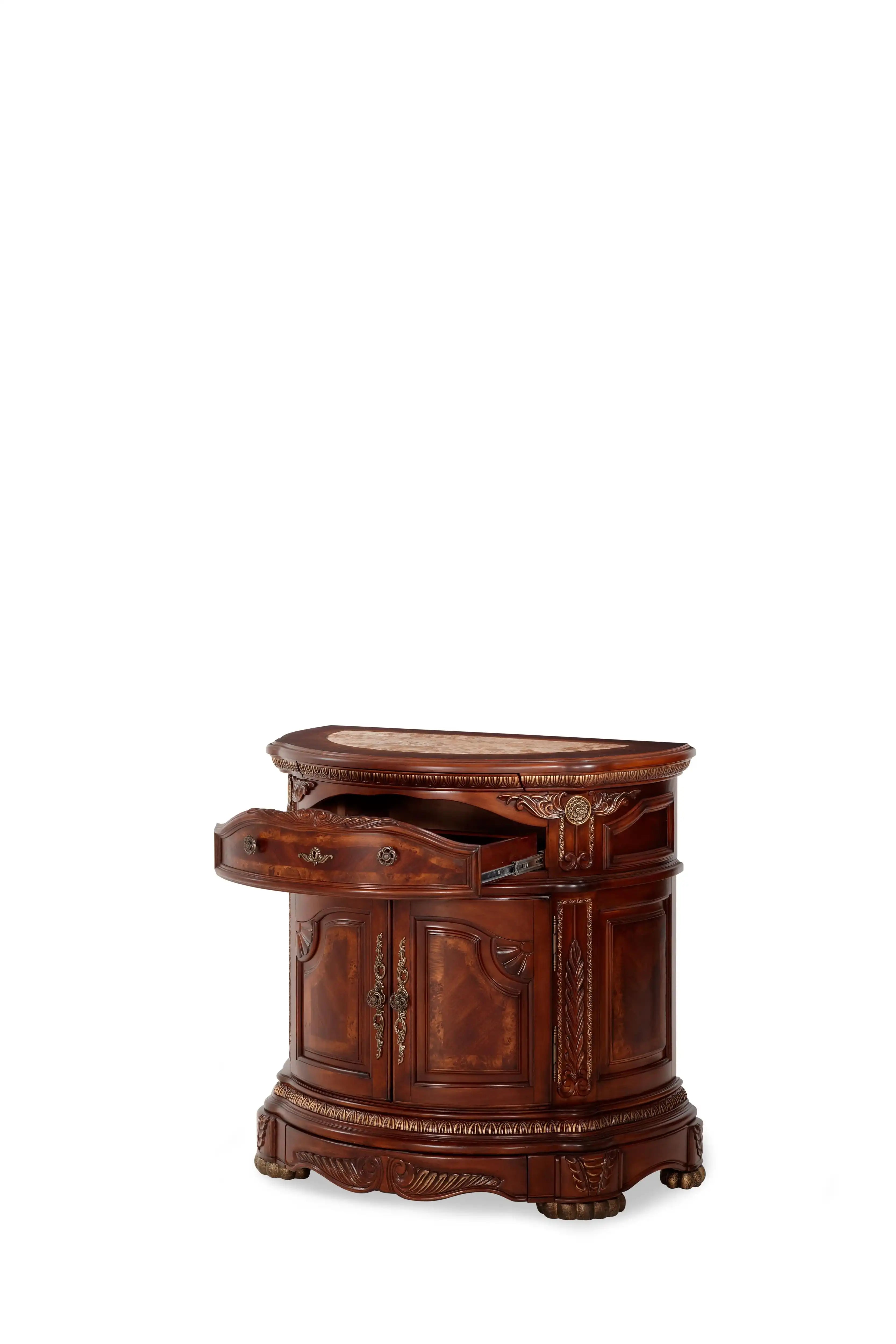 Cortina - Bedside Chest - Honey Walnut - Best Buy Furniture