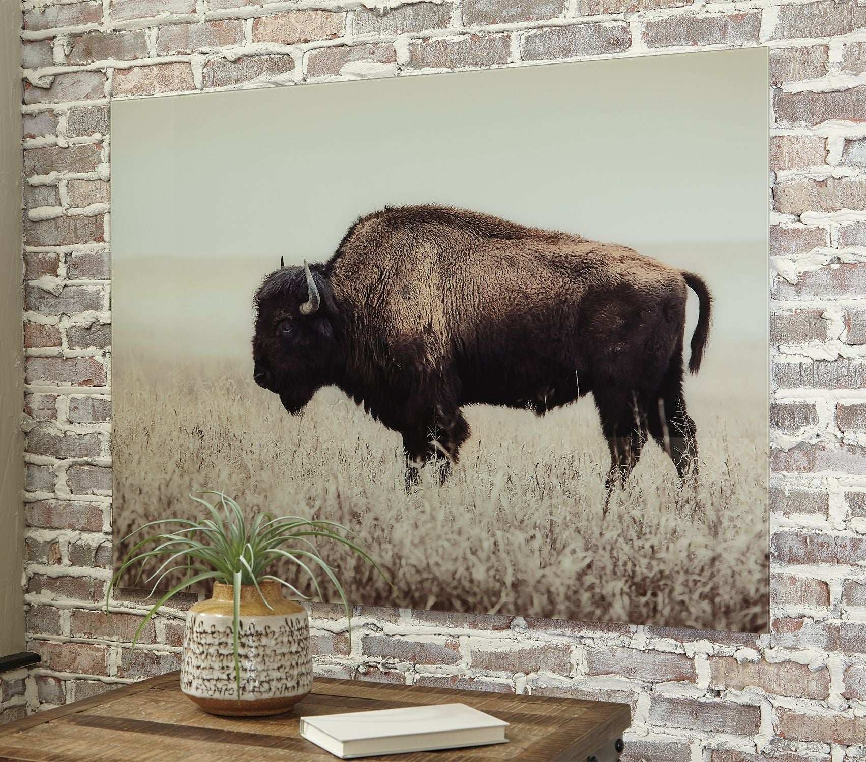 Brutus - Wall Art - Sepia - Best Buy Furniture