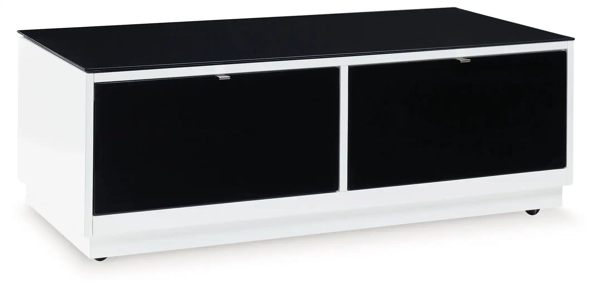 Gardoni - Rectangular Cocktail Table - White / Black - Best Buy Furniture