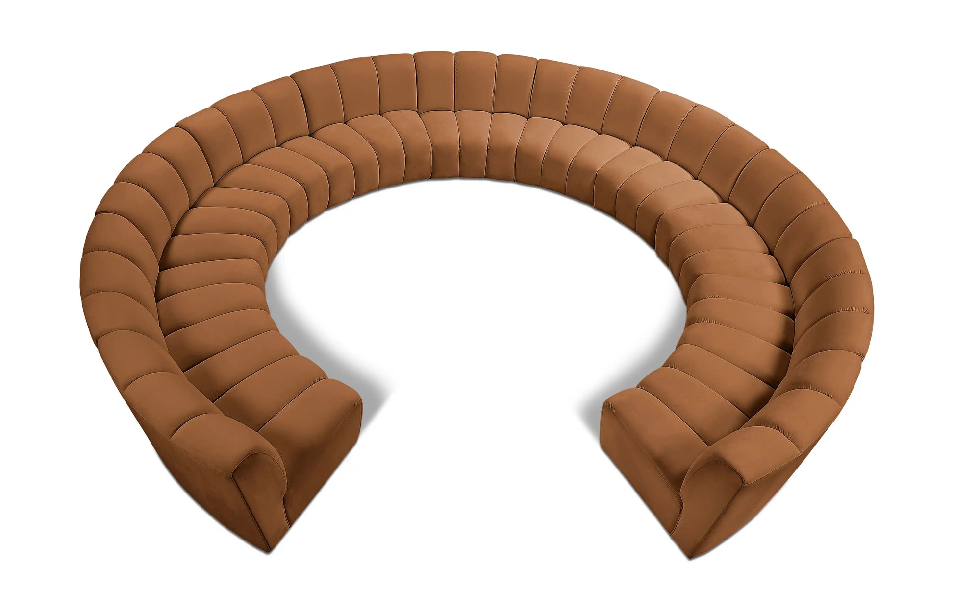 Infinity - 11 Piece Modular Sectional - Saddle - Best Buy Furniture