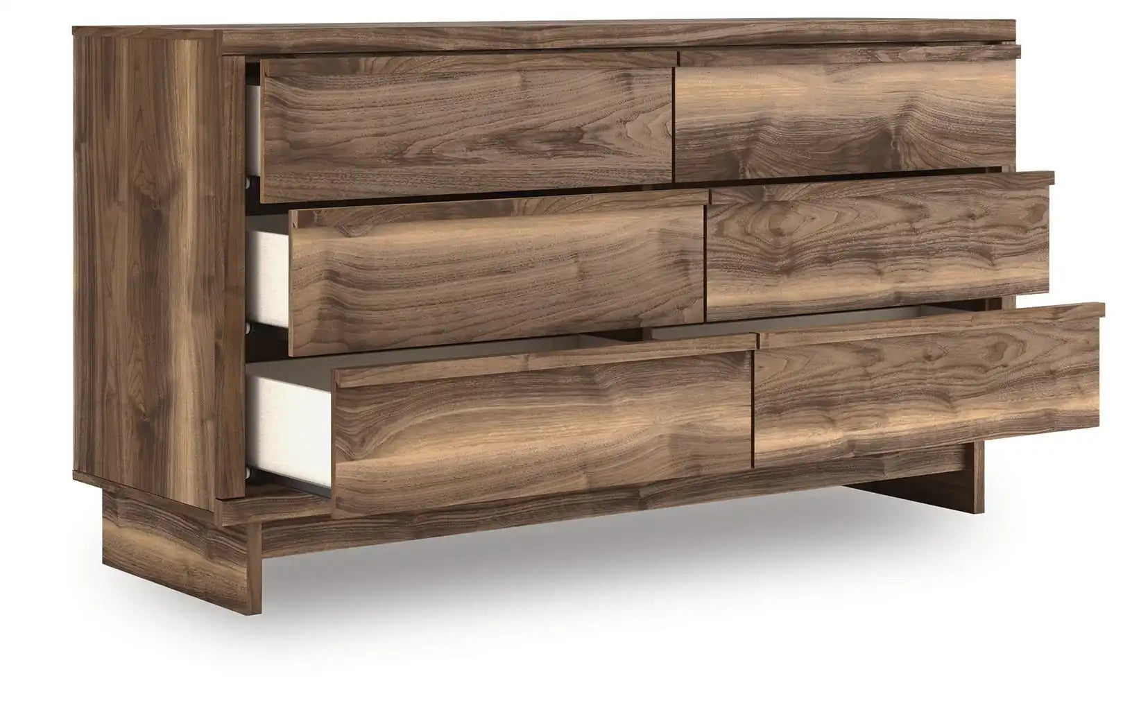 Chirason - Six Drawer Dresser - Brown - Best Buy Furniture