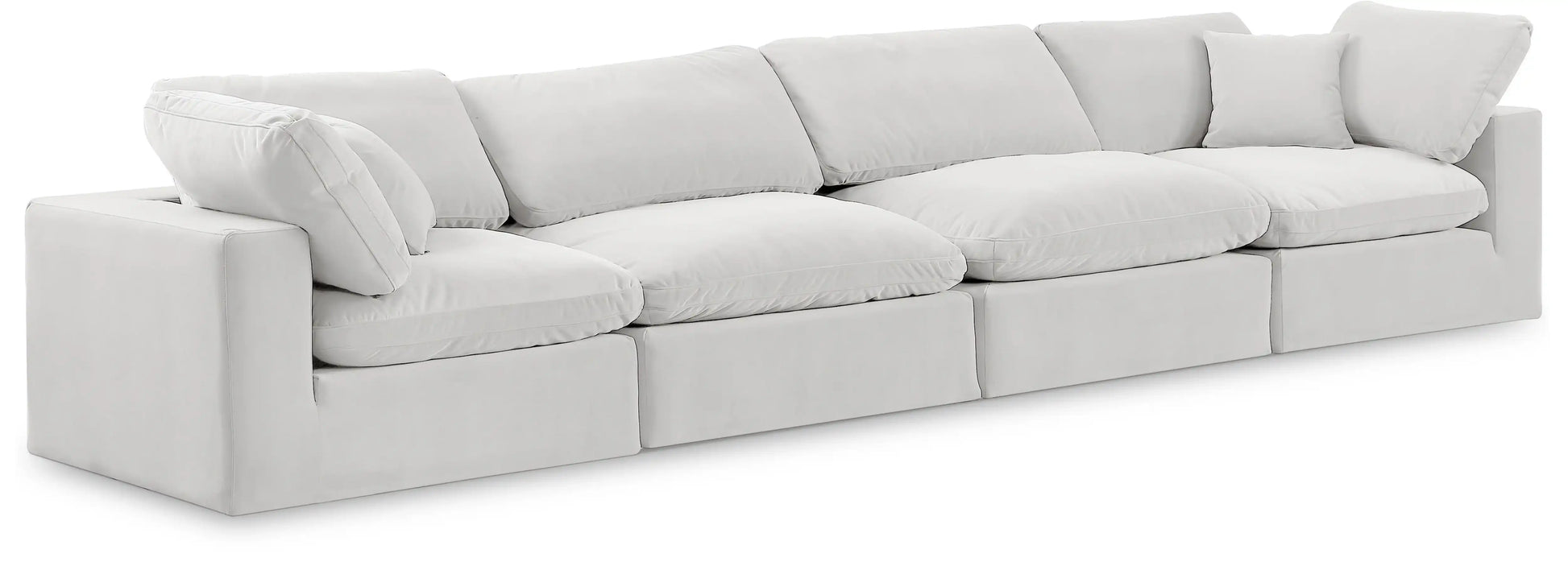 Comfy - Velvet Modular Sofa 4 Seats - Best Buy Furniture