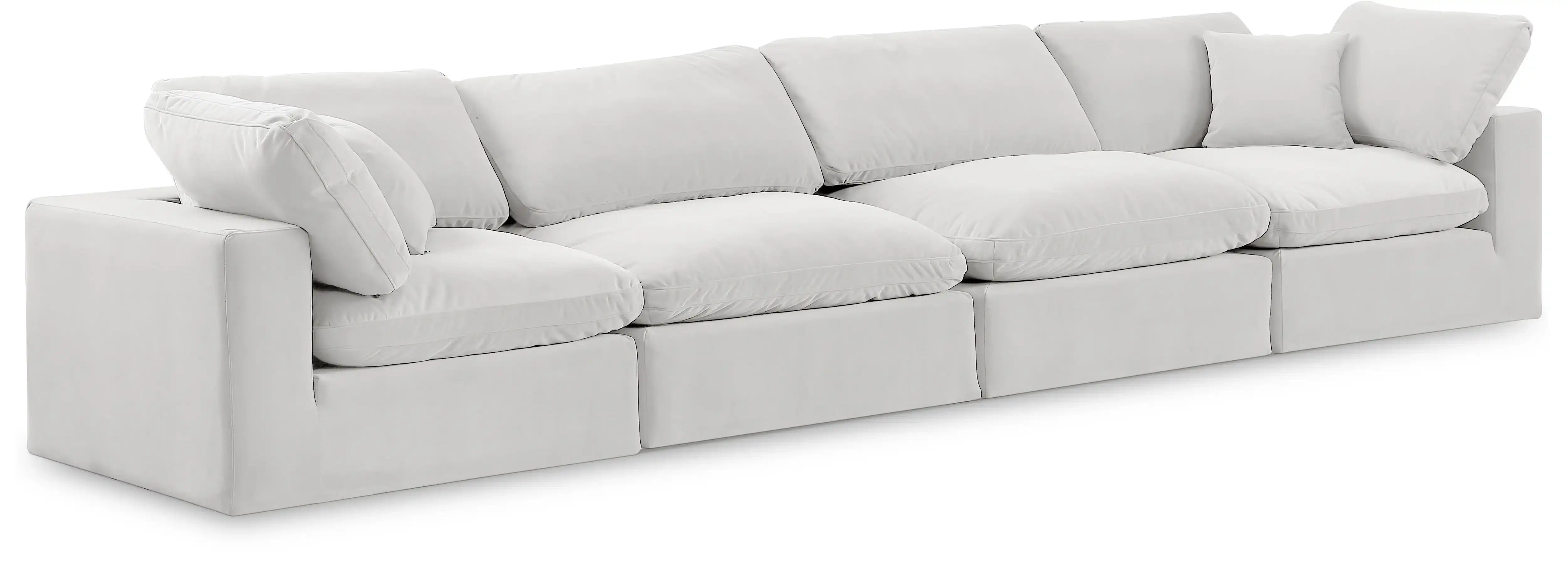 Comfy - Velvet Modular Sofa 4 Seats - Best Buy Furniture