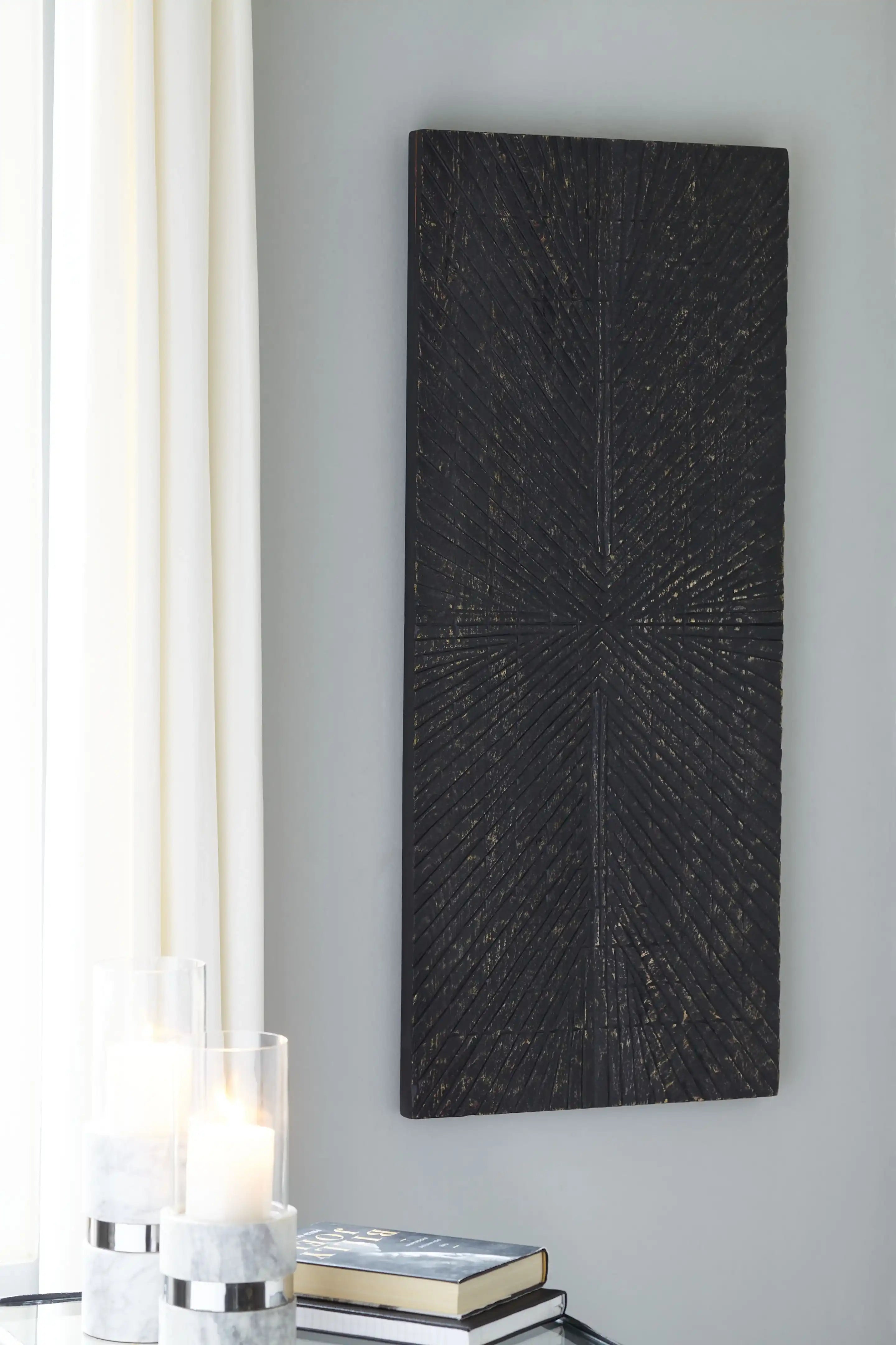 Lenora - Wall Decor - Antique Black - Best Buy Furniture