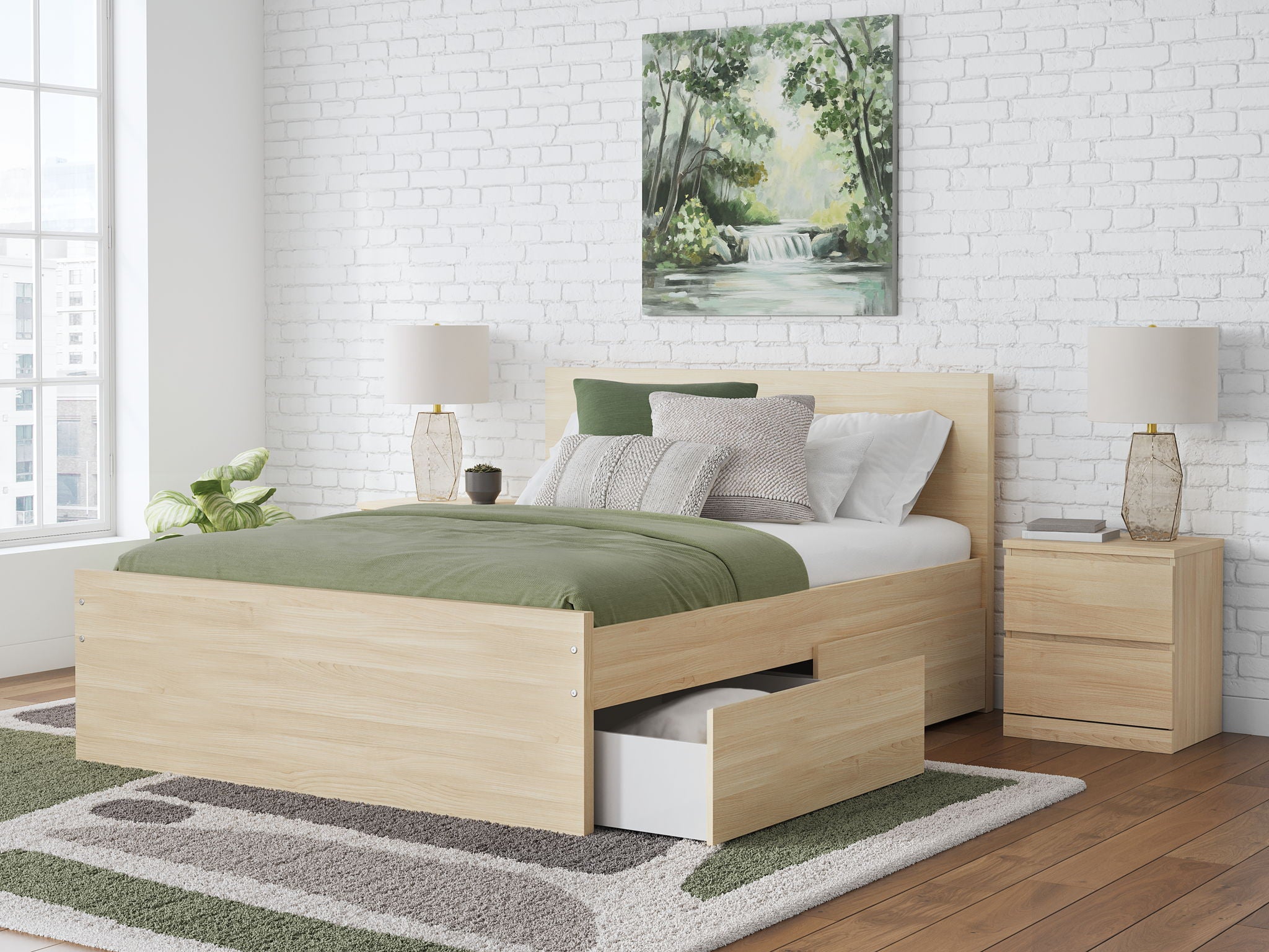 Onita - Panel Platform Bed - Best Buy Furniture