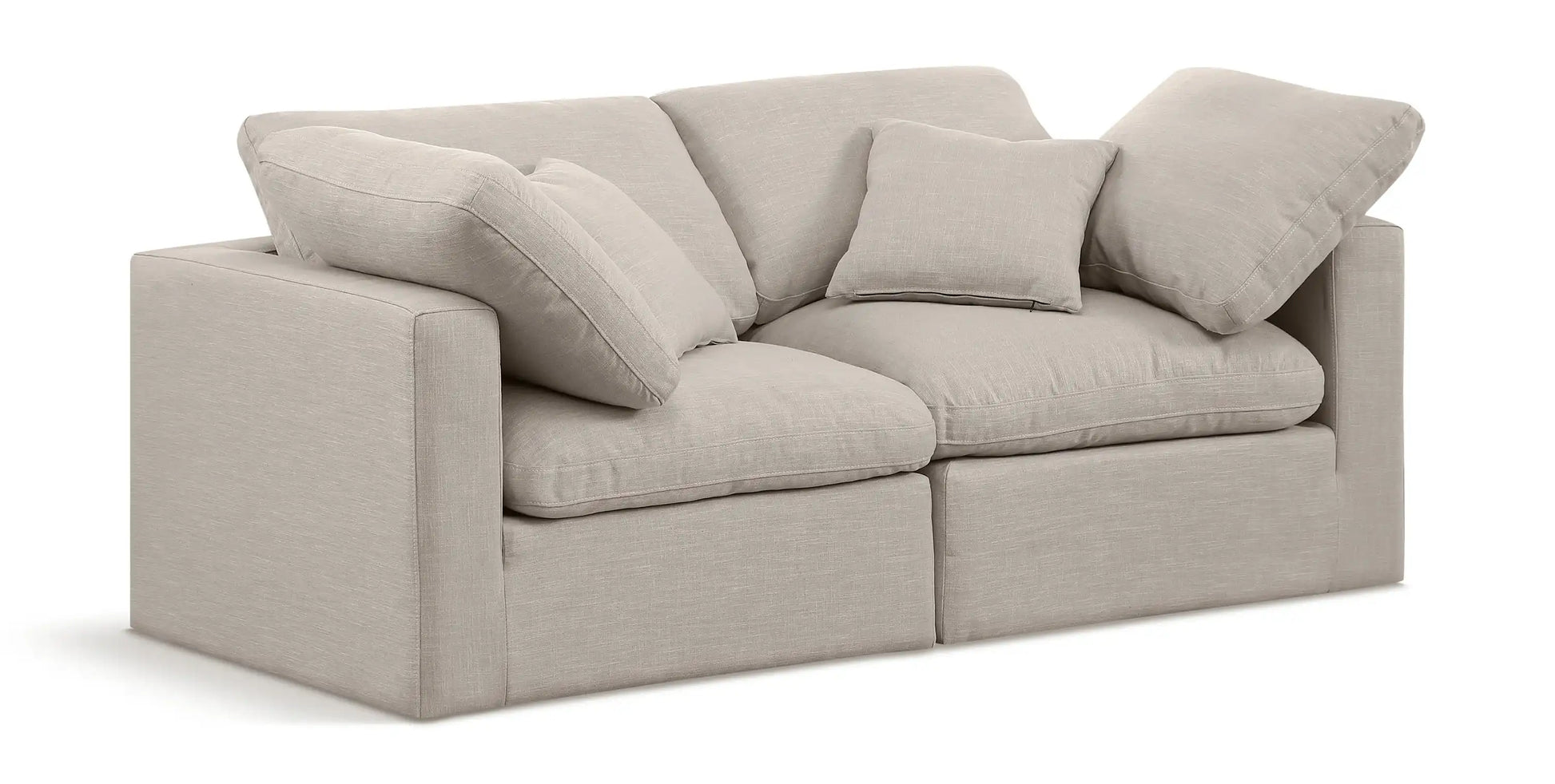 Indulge - Linen 2 Seat Modular Sofa - Best Buy Furniture