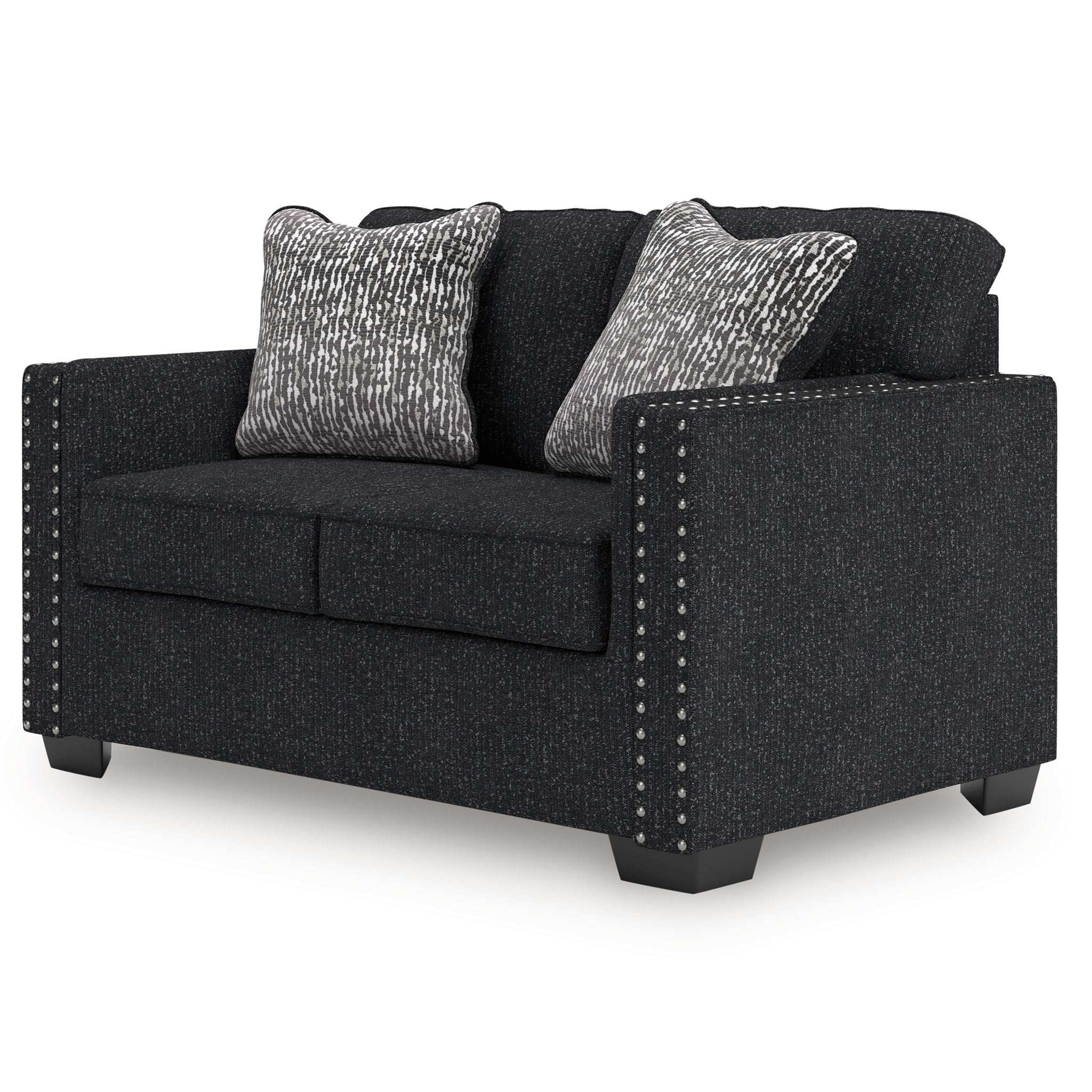 Jasmine Peaks - Loveseat - Coal - Best Buy Furniture