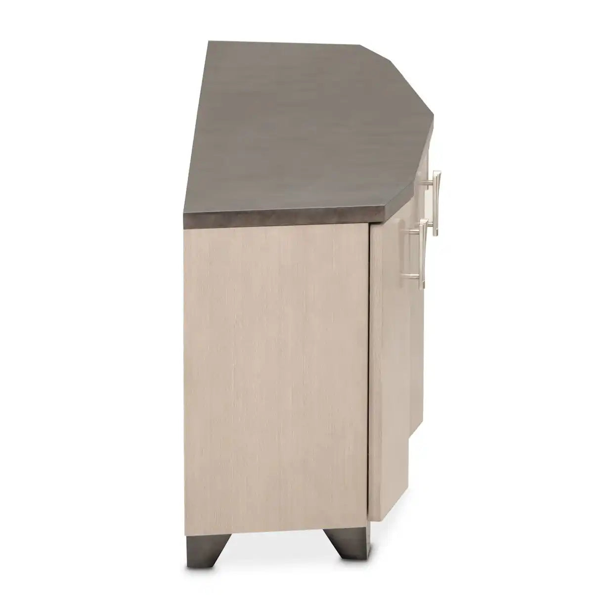 Fantosini - Media Cabinet - Silver Mist - Best Buy Furniture
