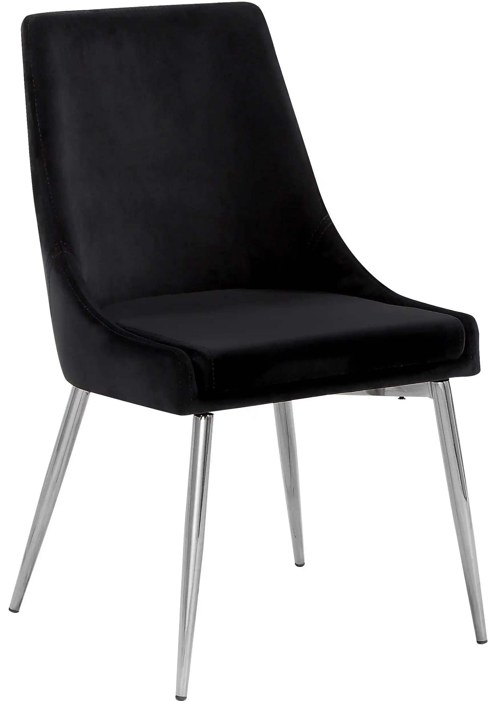 Karina - Dining Chair with Chrome Legs (Set of 2) - Best Buy Furniture