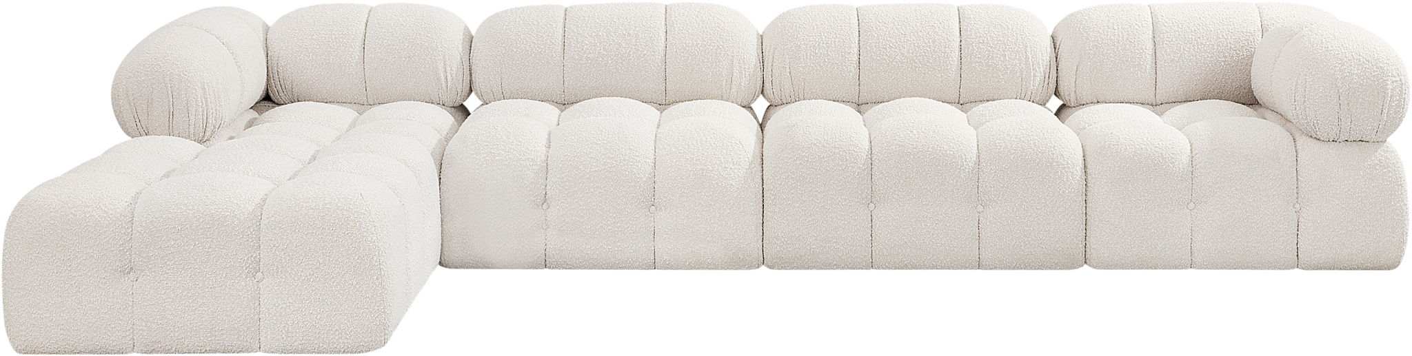 Ames - 5 Piece Fabric Modular Sectional