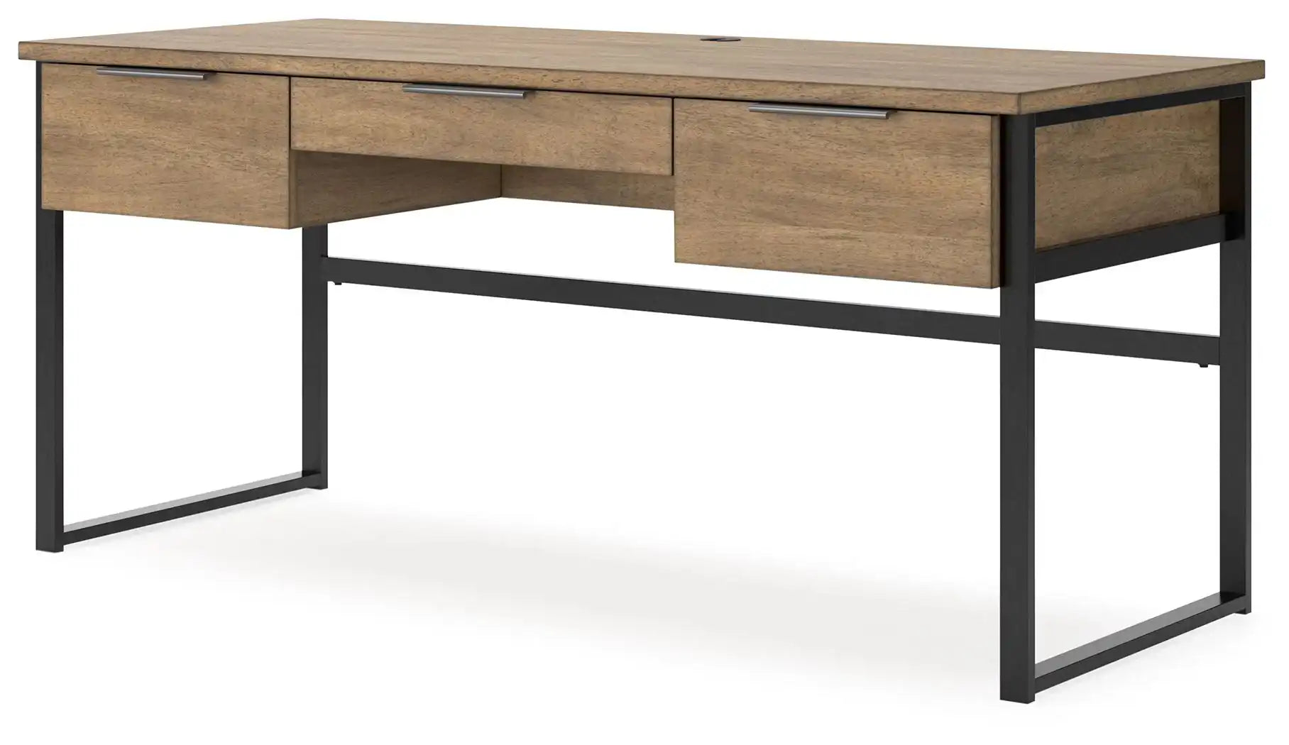 Montia - Home Office Desk - Light Brown - Best Buy Furniture