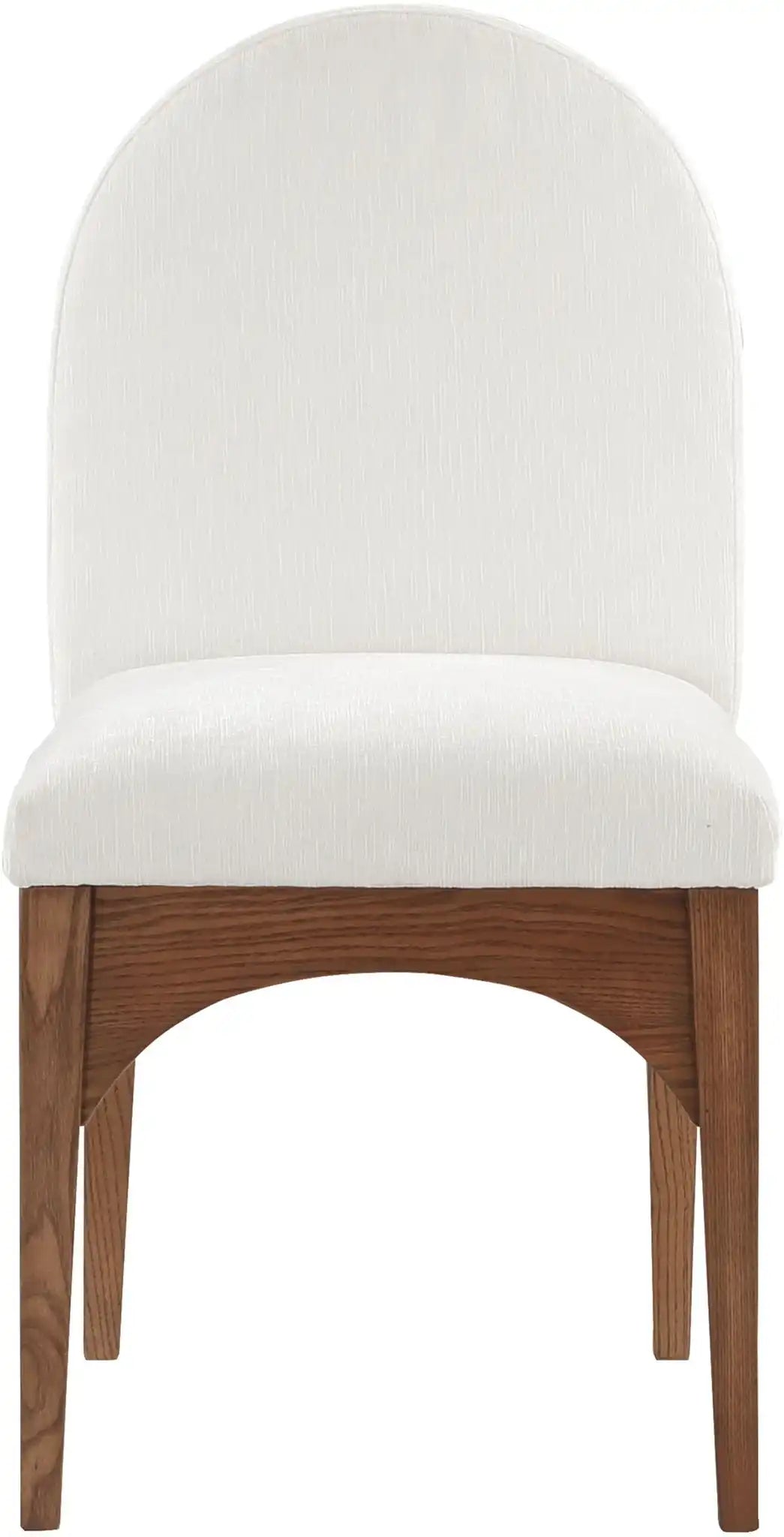 Waldorf - Chenille Dining Side Chair With Brown Legs