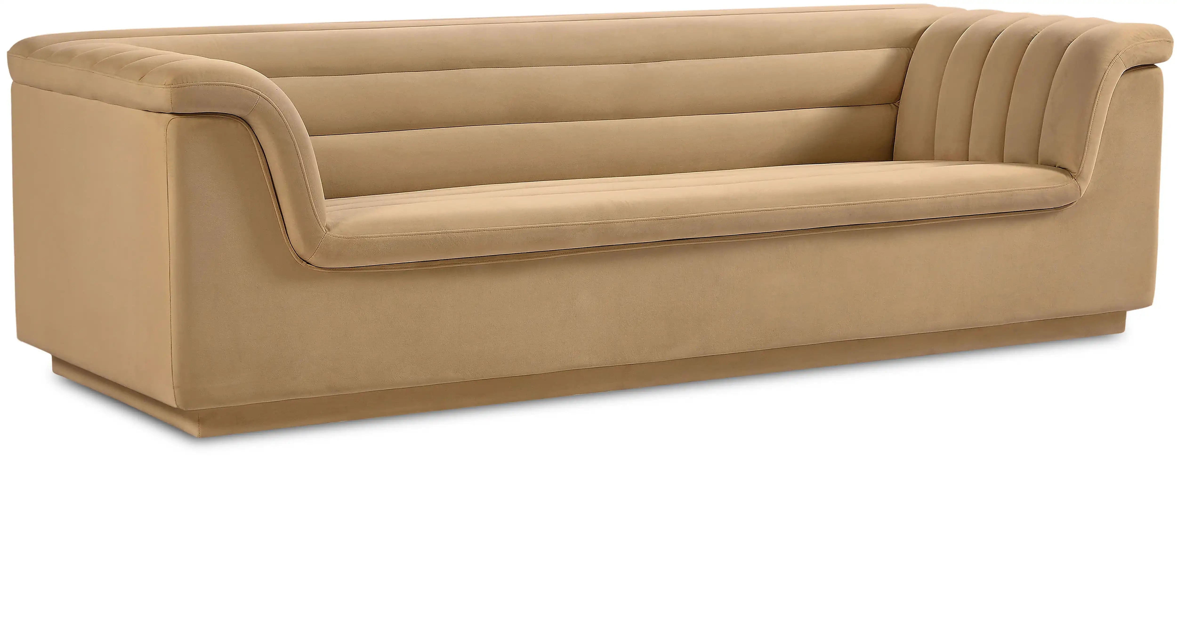 Cascade - Velvet Sofa - Best Buy Furniture