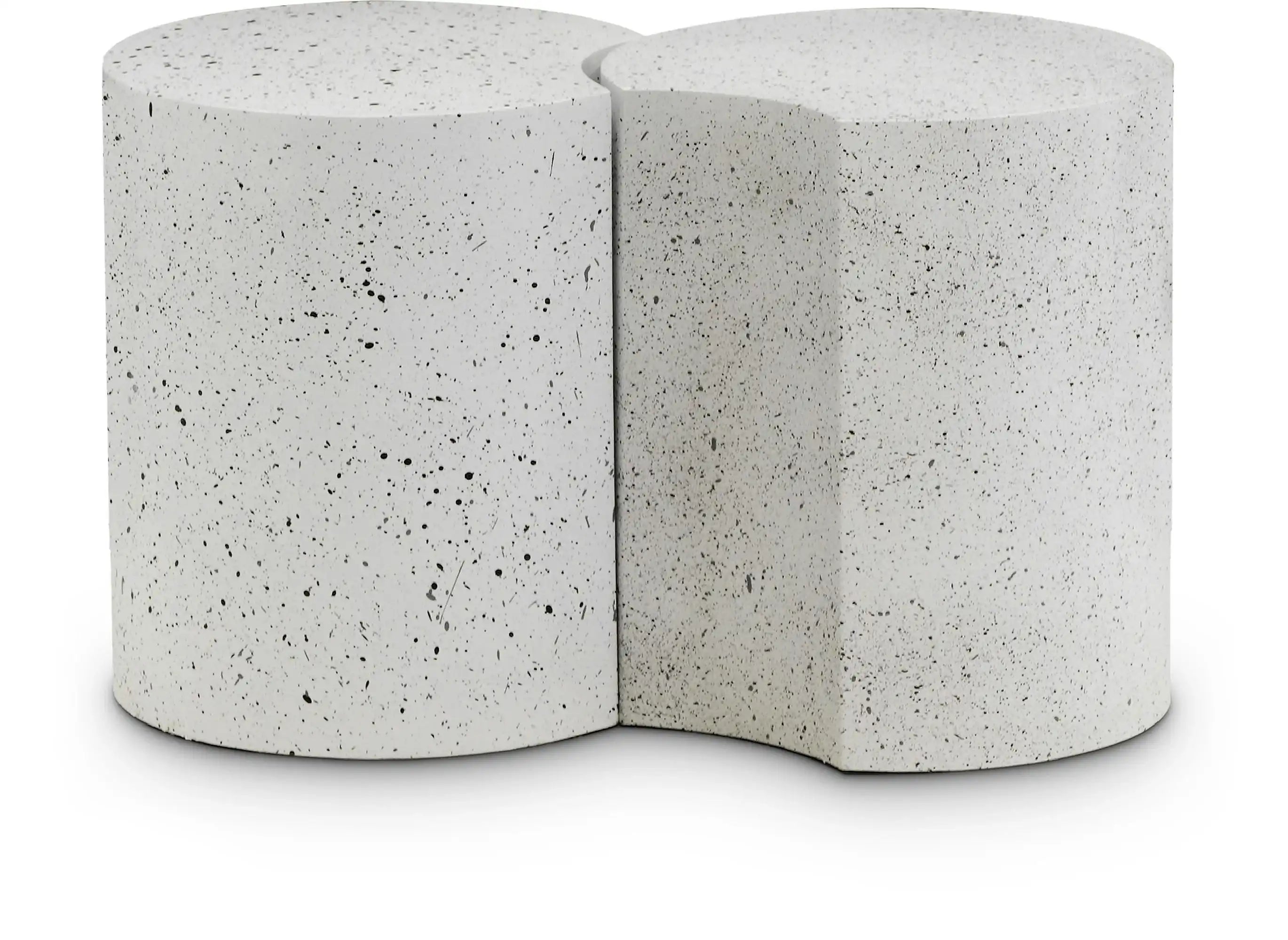 Dimple - 2 Piece Modular End Table - Terazzo Finish - Best Buy Furniture