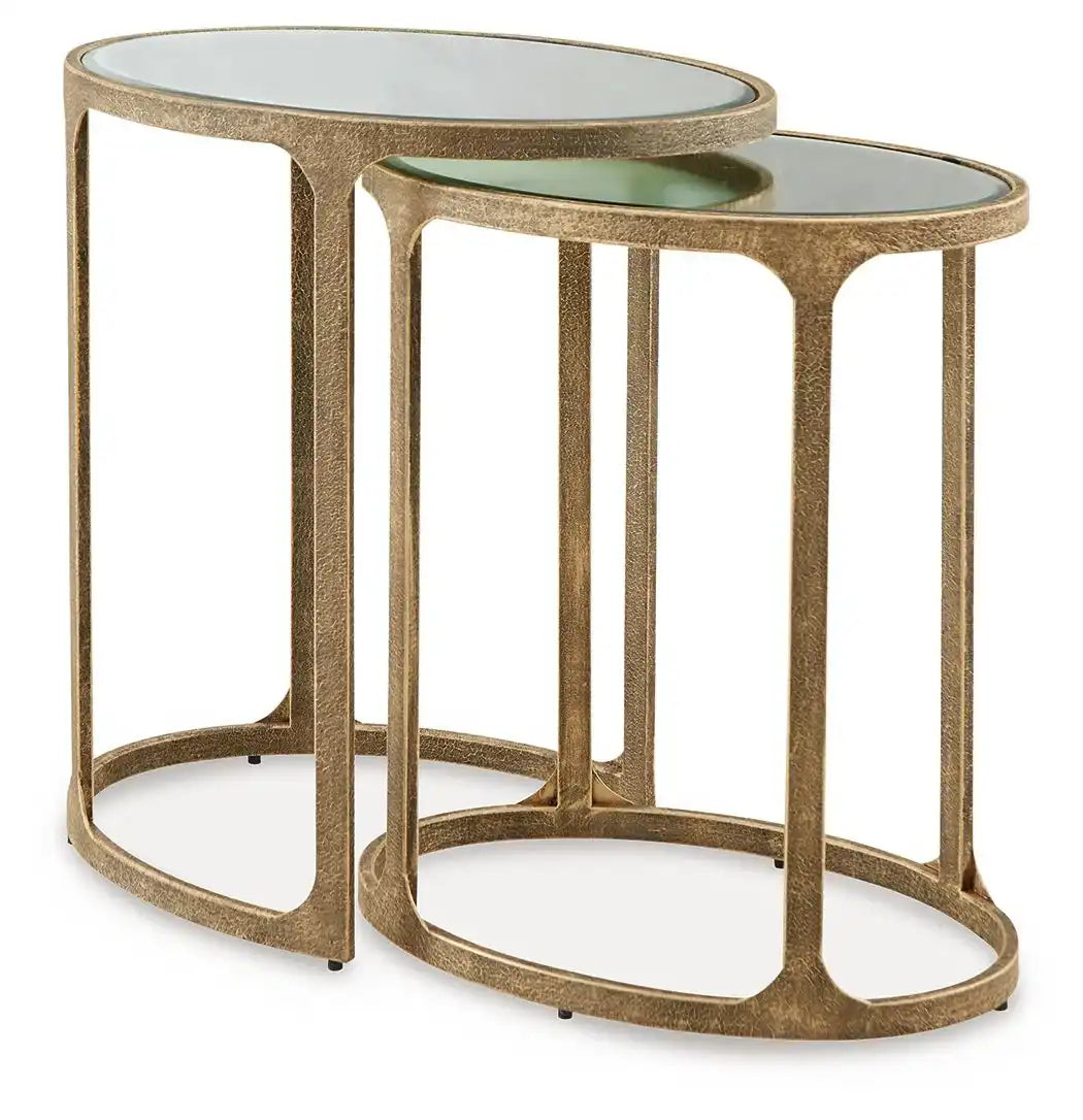 Irmaleigh - Accent Table Set (Set of 2) - Antique Black - Best Buy Furniture