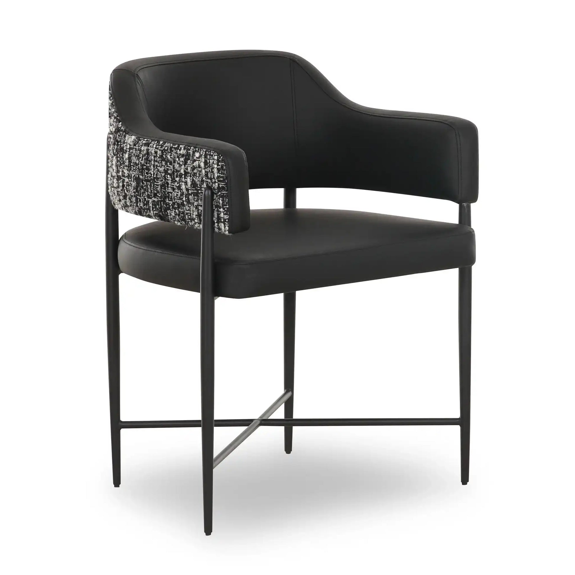 Sezanne - Vegan Leather 2-Tone Dining Chair - Best Buy Furniture