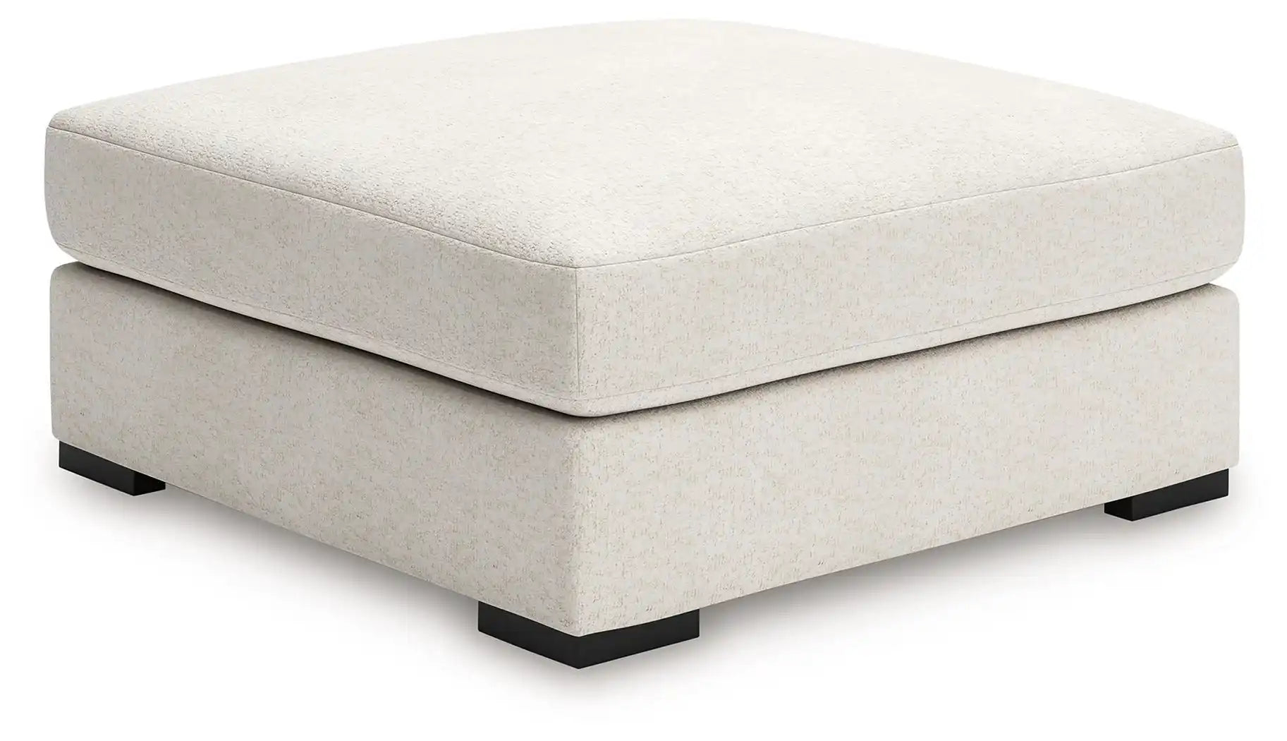 Donelson Creek - Oversized Accent Ottoman - Vanilla - Best Buy Furniture