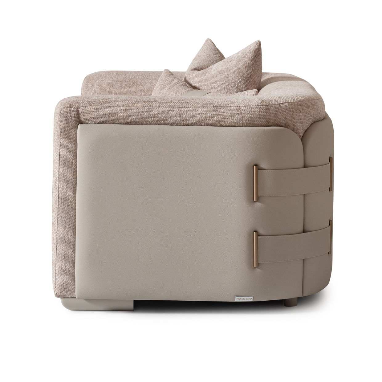 Canberra - Chair And A Half - Mink - Best Buy Furniture