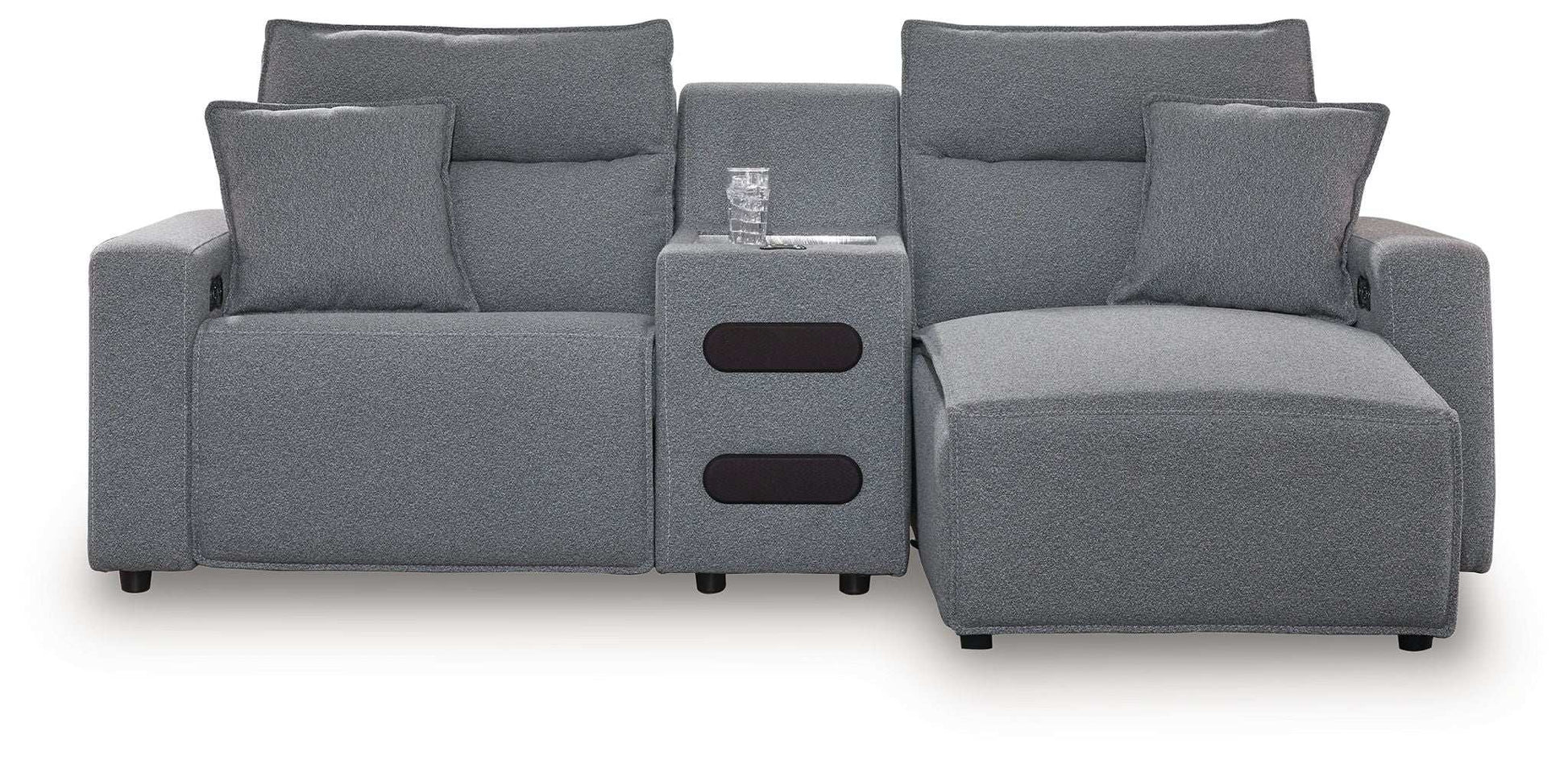 ModMax II - Salt And Pepper - Reclining Sectional - Best Buy Furniture
