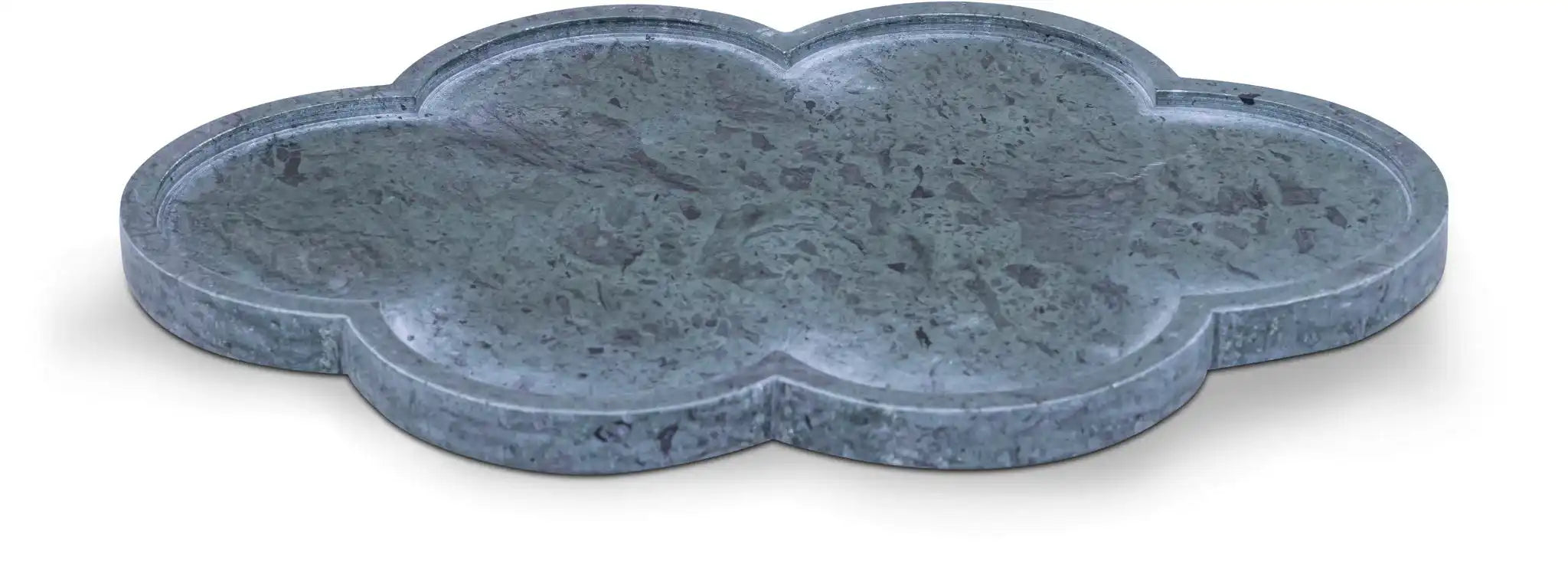 Rimini - Marble Clover Shaped Tray - Best Buy Furniture