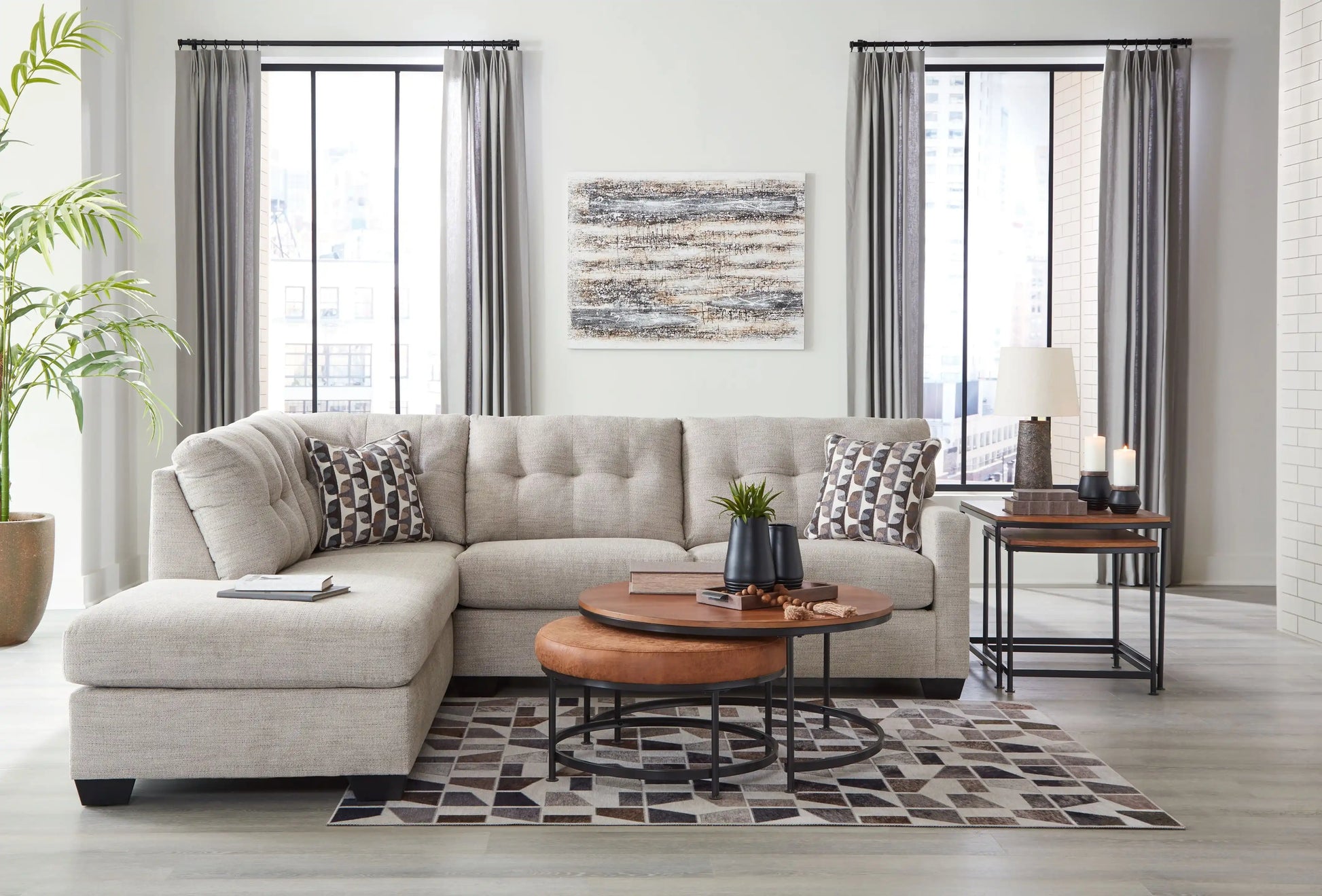 Mahoney - Sectional - Best Buy Furniture