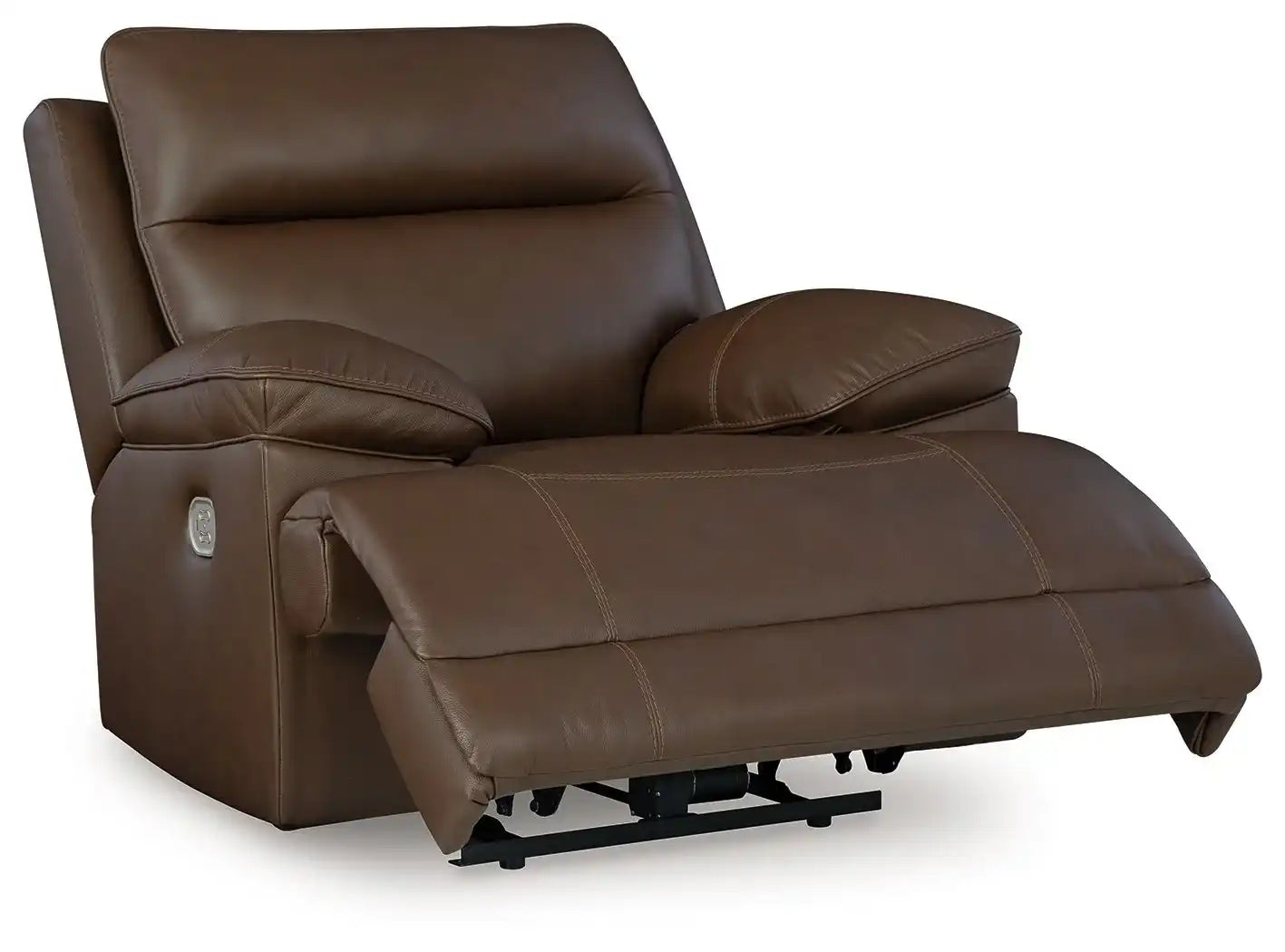 Vonryan - Power Recliner / Adj Headrest - Tobacco - Best Buy Furniture