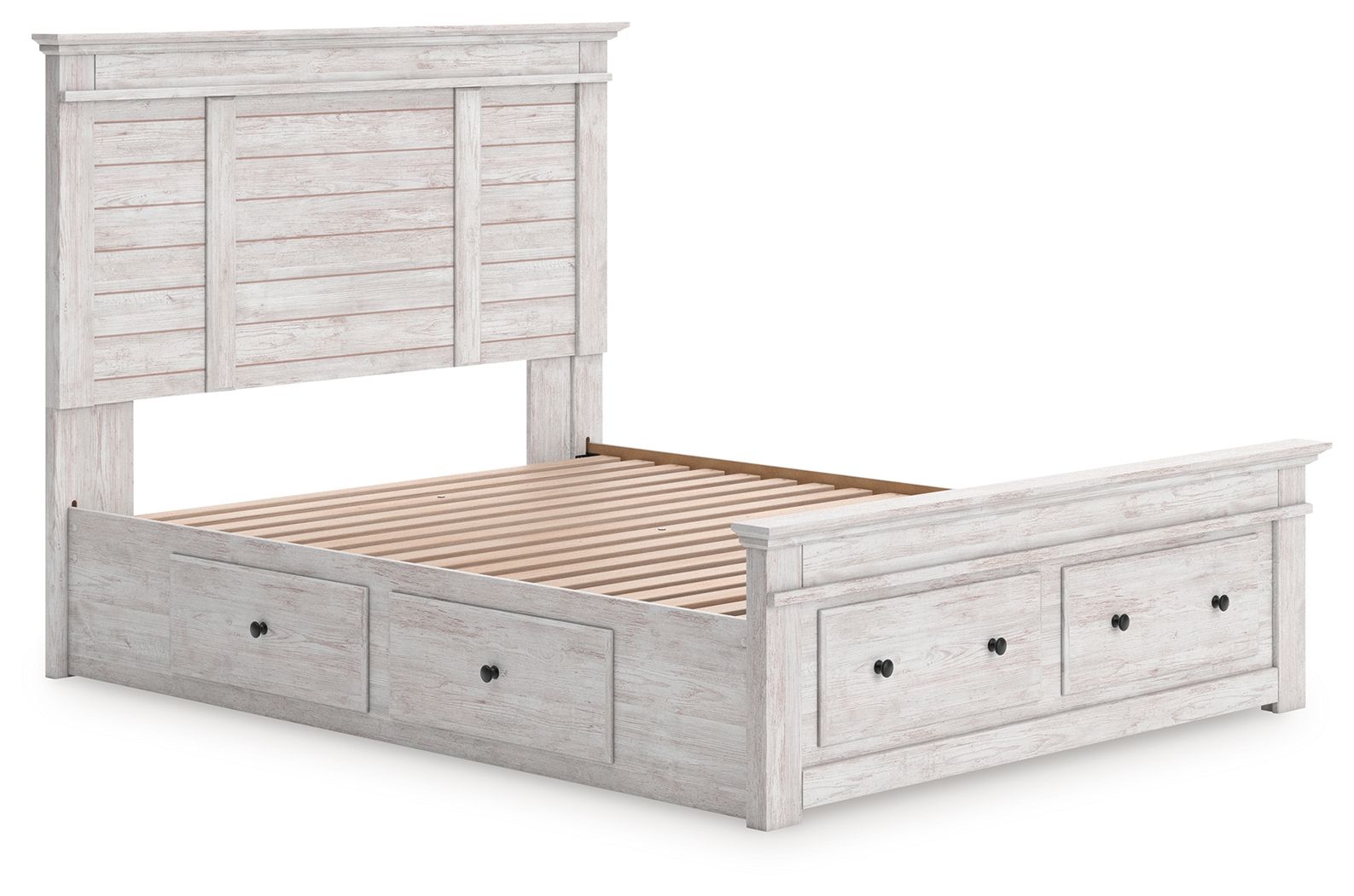 Makidern - Panel Storage Bed