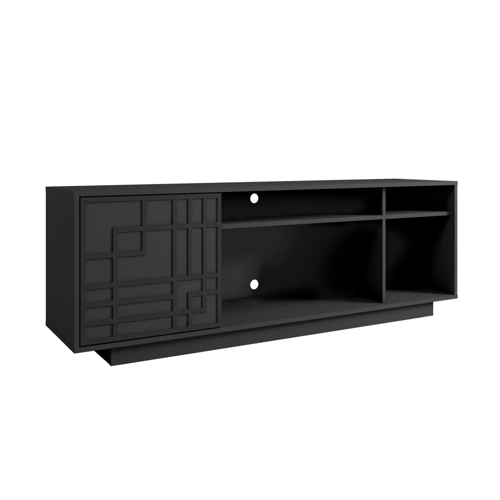 Techni Mobili Contemporary TV Stand for TVs Up to 70 IN., Black - Best Buy Furniture