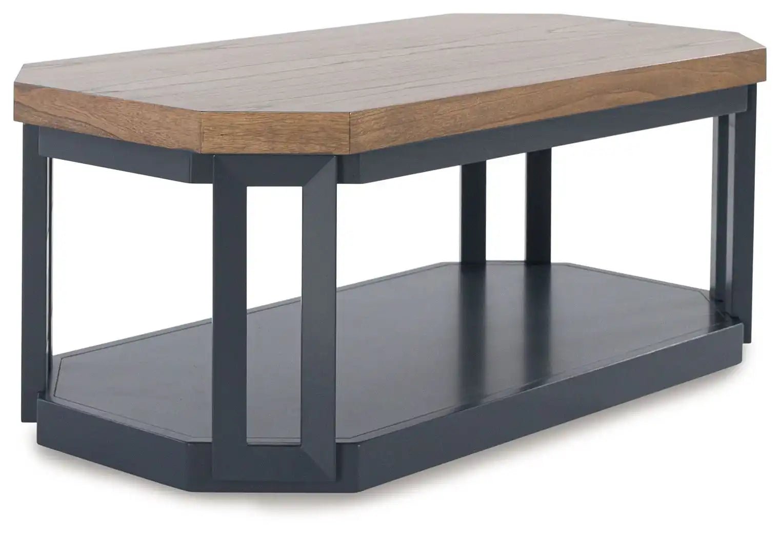 Landocken - Occasional Table Set (Set of 3) - Brown / Blue - Best Buy Furniture