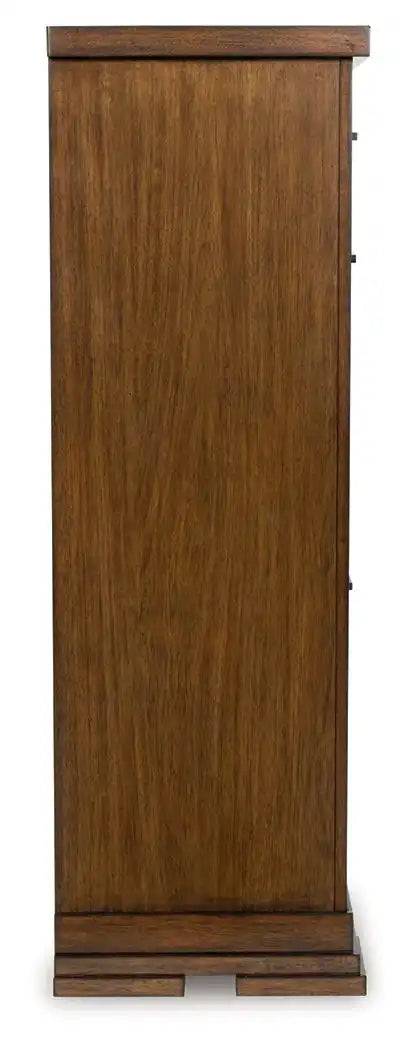 Taffenbrook - Five Drawer Chest - Medium Brown - Best Buy Furniture