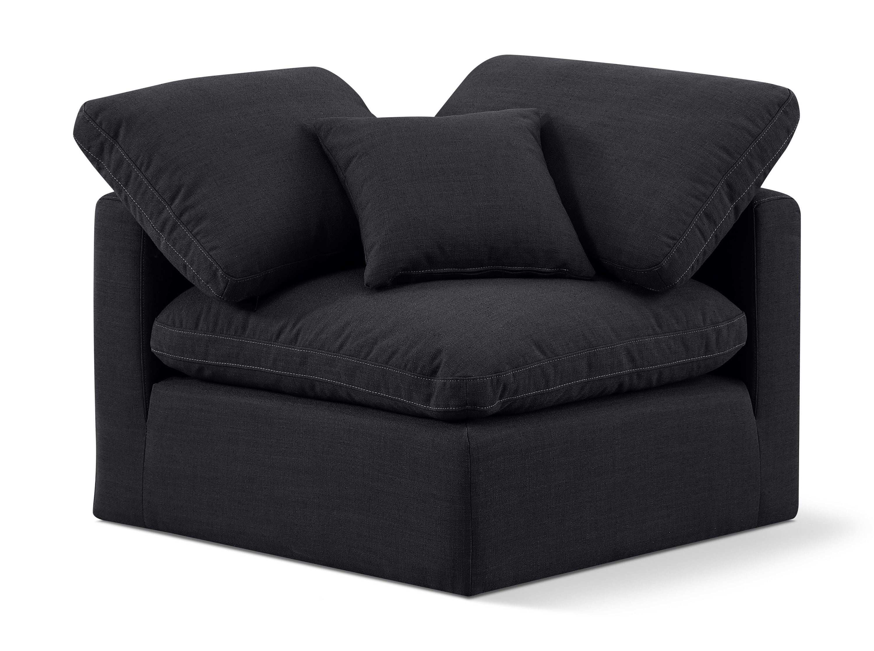 Indulge - Linen Corner Chair - Best Buy Furniture