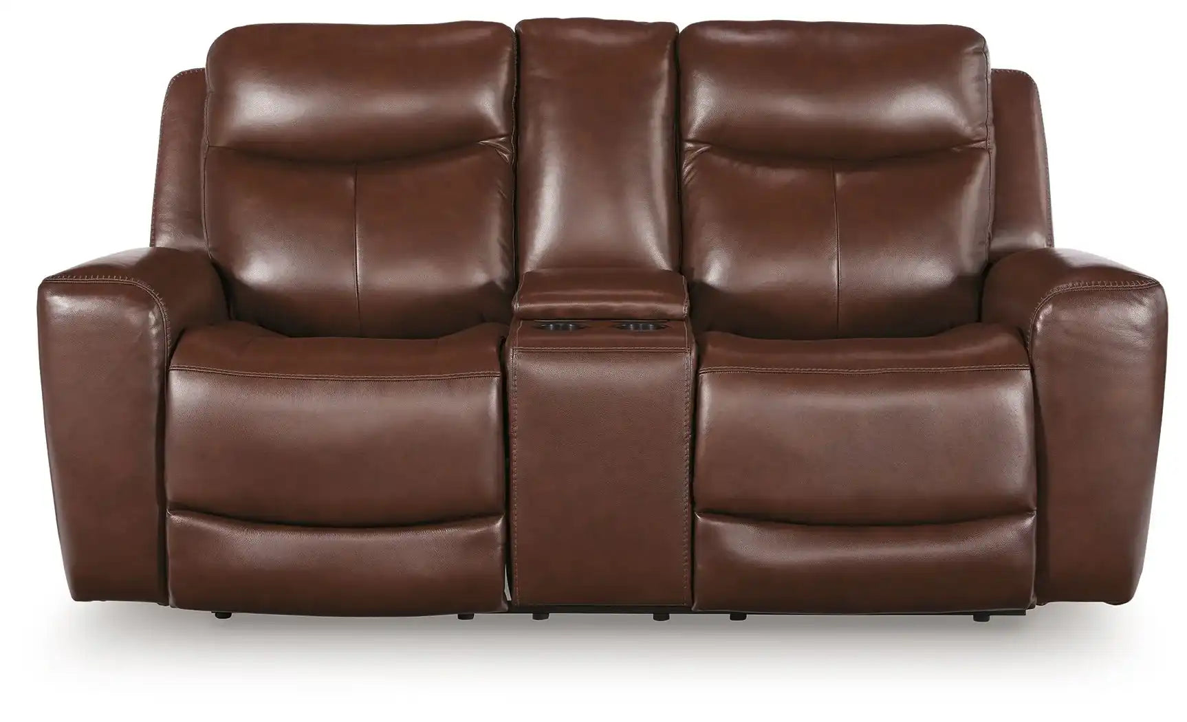 Next Move - Power Reclining Loveseat With Console / Adjustable Headrest - Best Buy Furniture