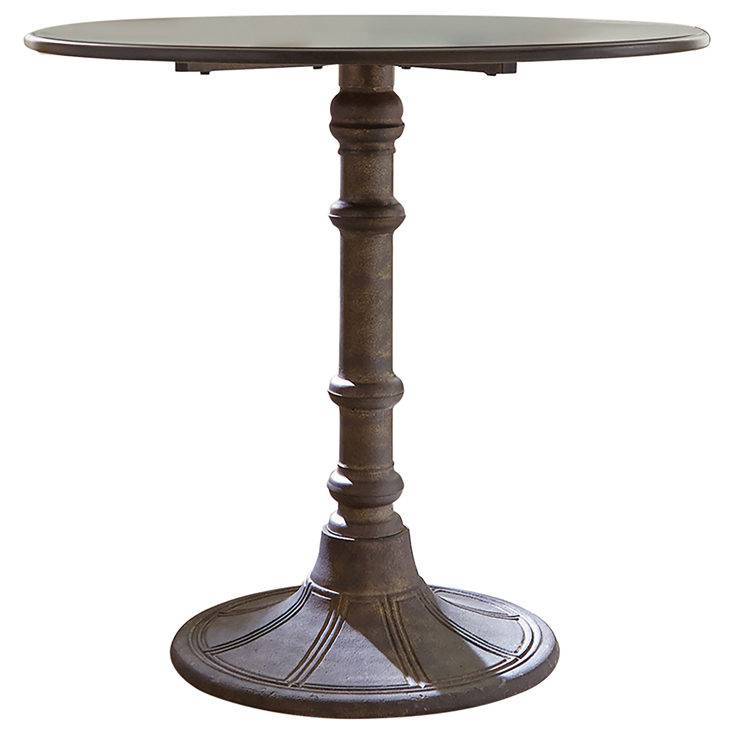 Oswego Round 30-inch Bistro Dining Table Bronze-CoasterEveryday