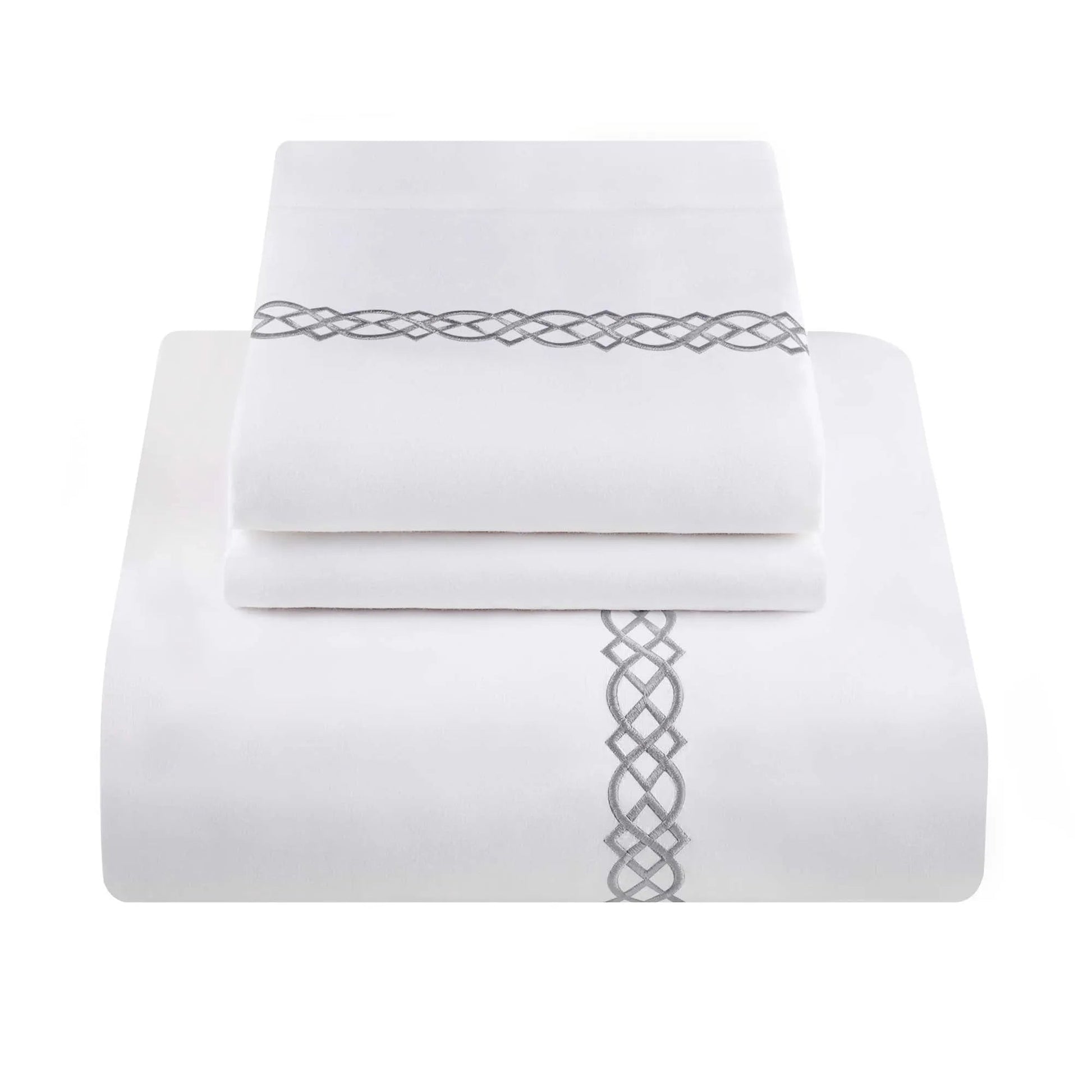 1000 Thread Count Egyptian Cotton Embroidered Duvet Cover Set - Egyptian Cotton Duvet Cover Set by Superior