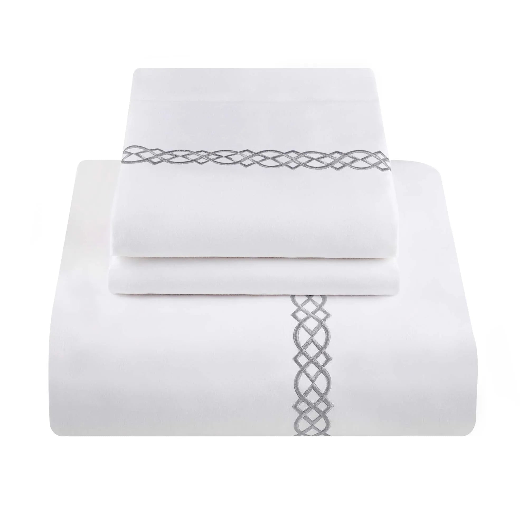 1000 Thread Count Egyptian Cotton Embroidered Duvet Cover Set - Egyptian Cotton Duvet Cover Set by Superior