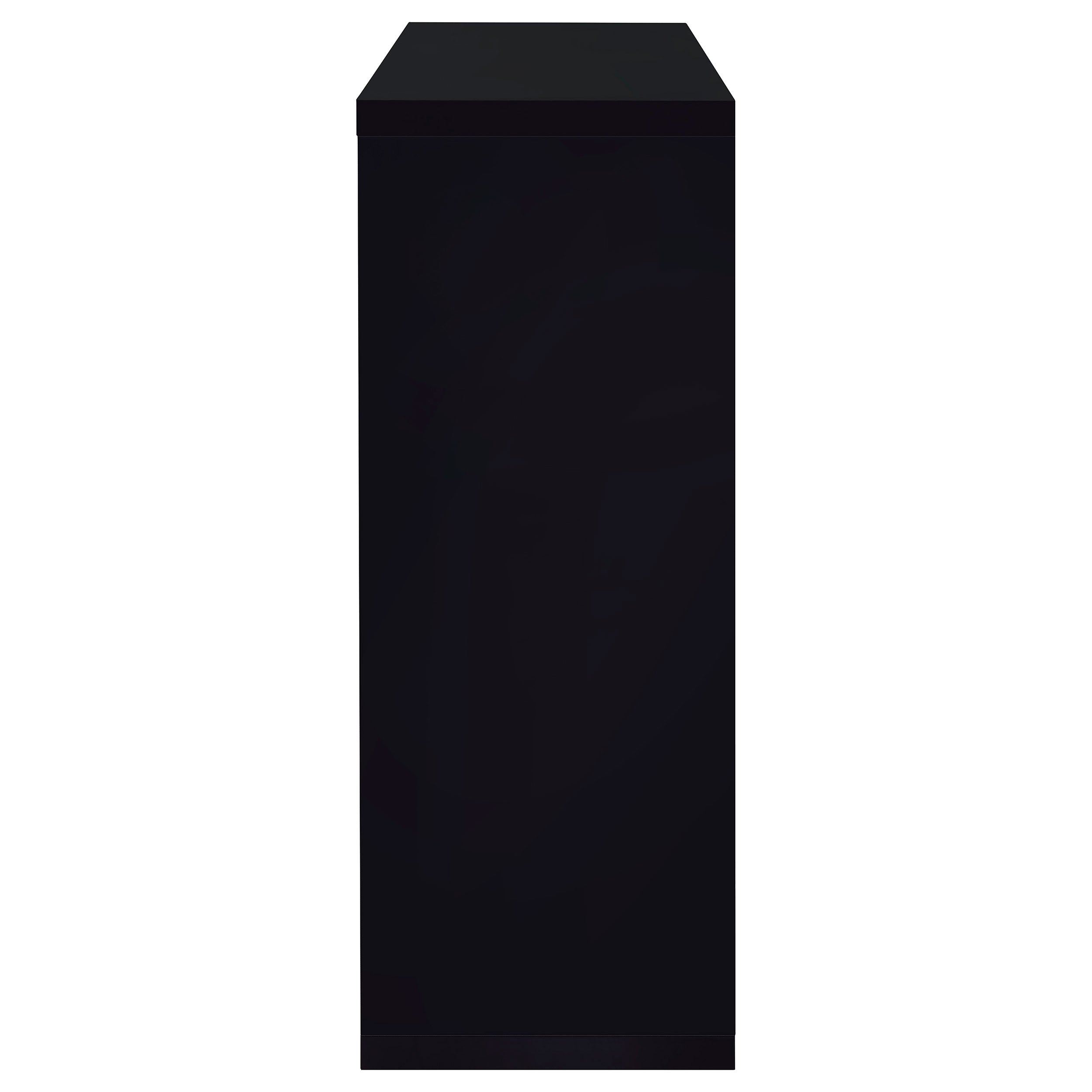 Prescott Rectangular Home Wine Table Black High Gloss-CoasterEssence