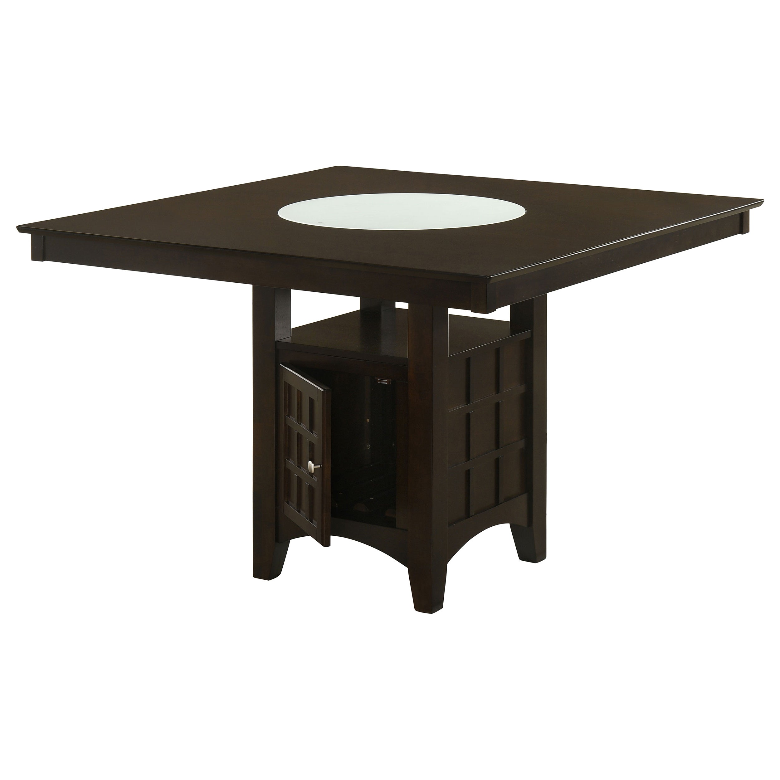 Gabriel 52-inch Counter Height Dining Table Cappuccino-CoasterEveryday