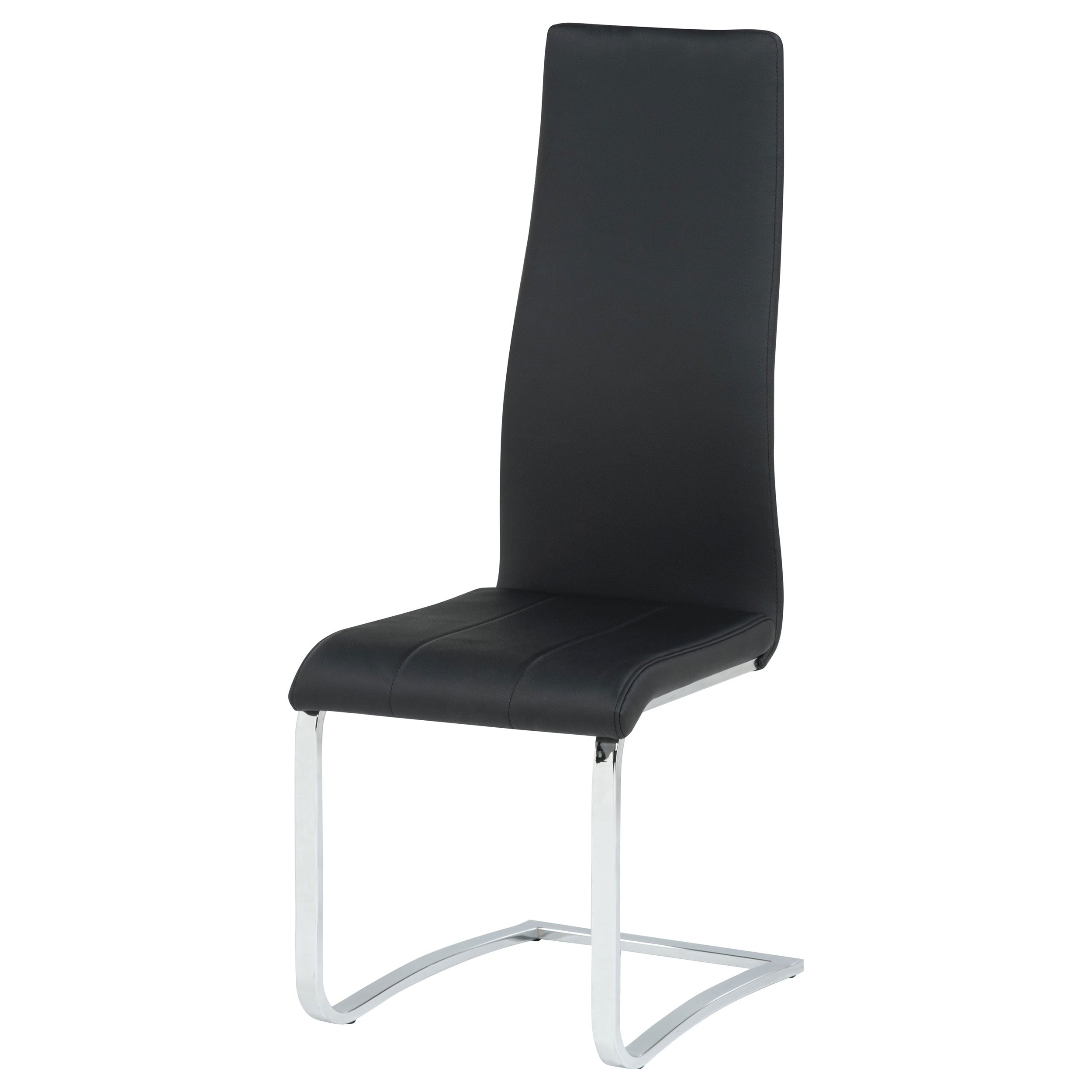 Montclair Upholstered Dining Side Chair Black (Set of 4)-CoasterEveryday